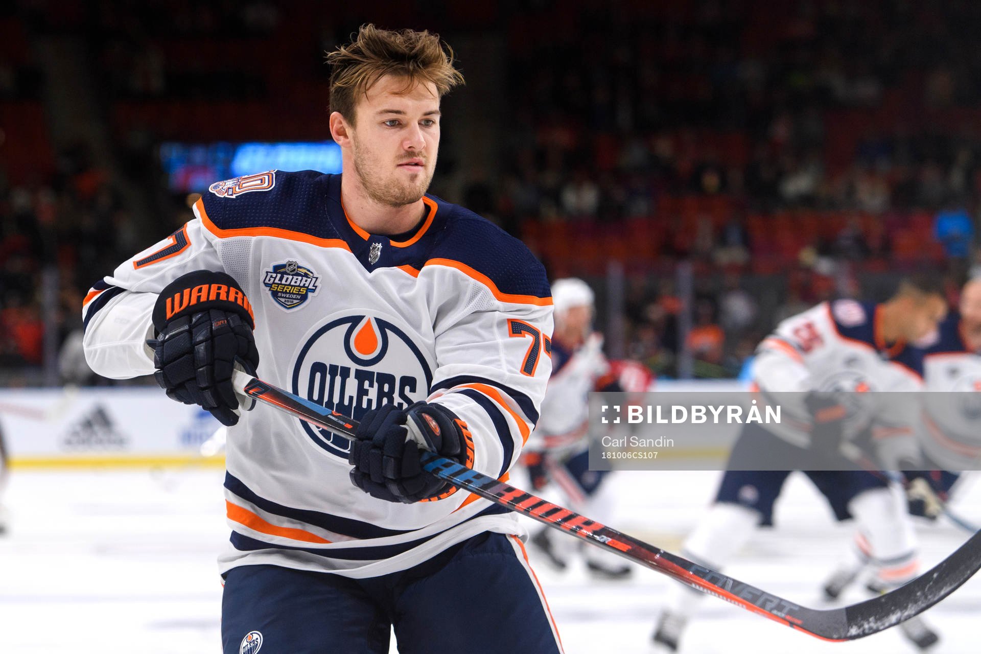 Oscar Klefbom of the Edmonton Oilers