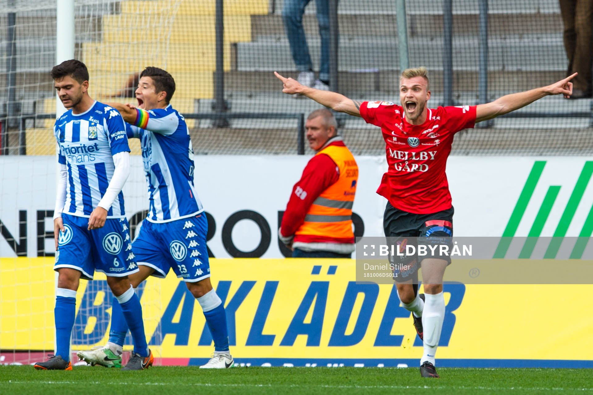 IFK Göteborgs Fredrik Oldrup Jensen och David Boo