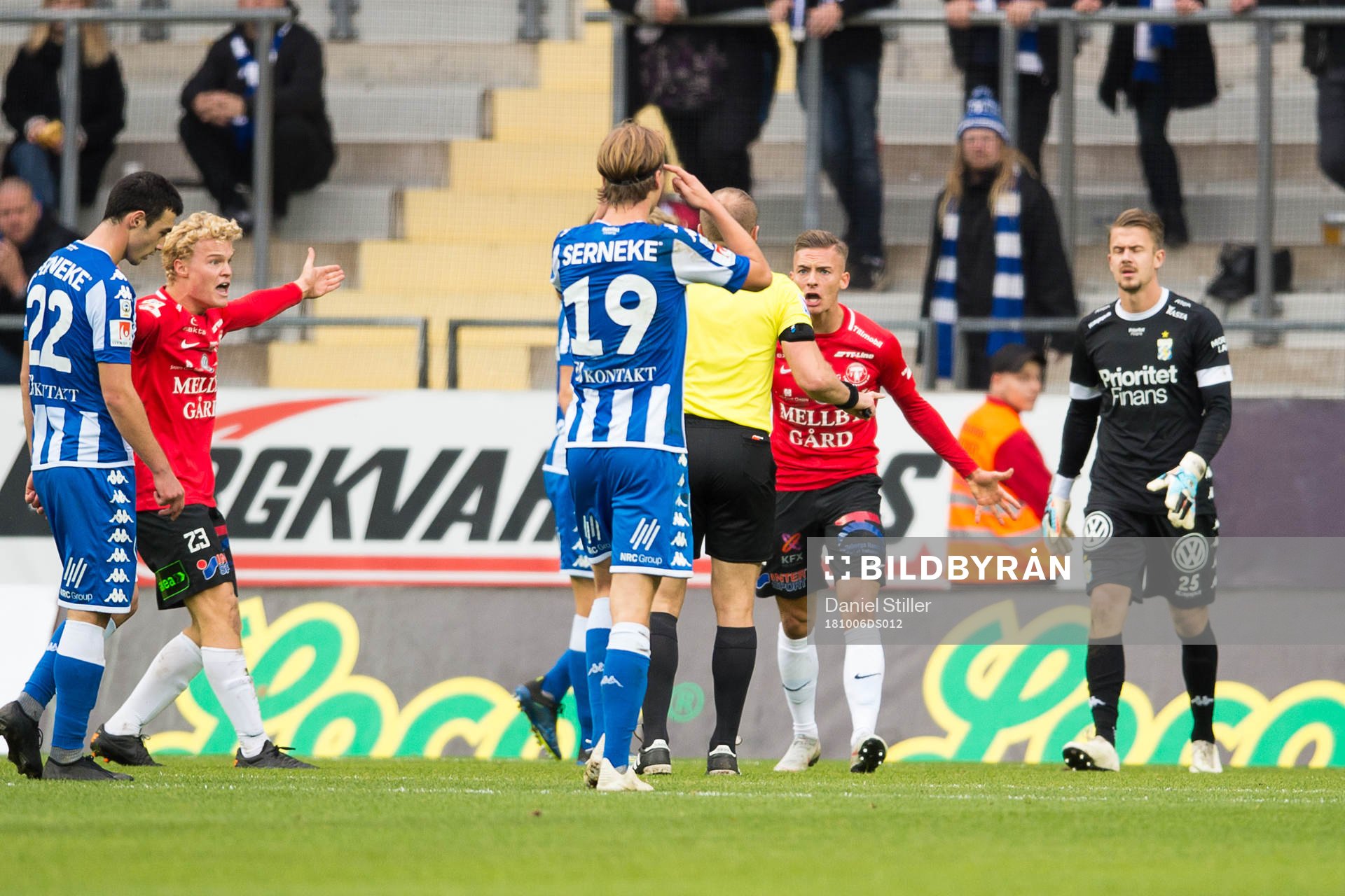 Trelleborgs Felix Hörberg klagar på domaren