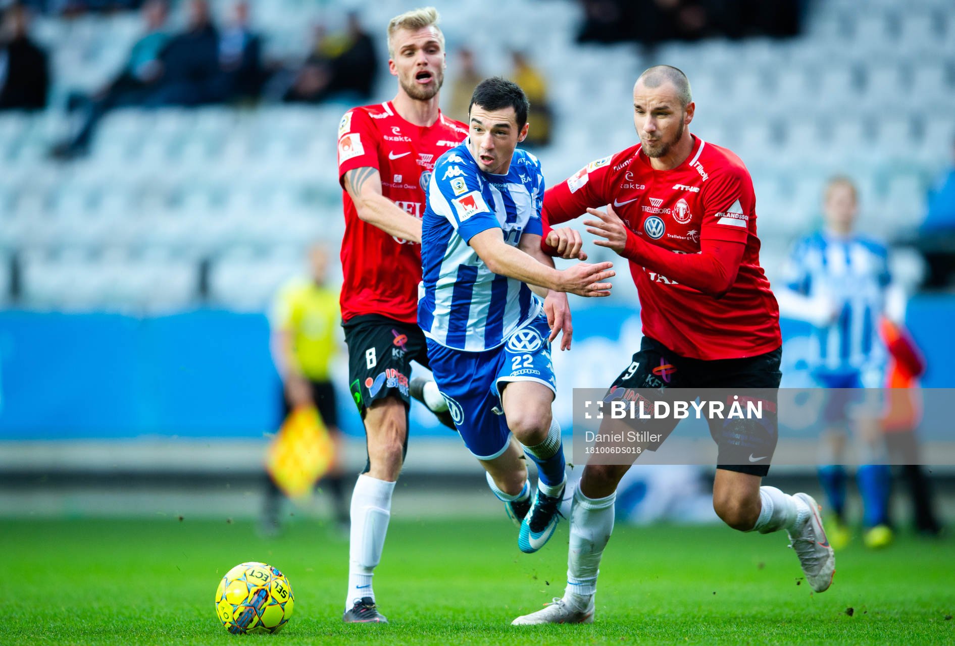 IFK Göteborgs Giorgi Kharaishvili i en kamp mot