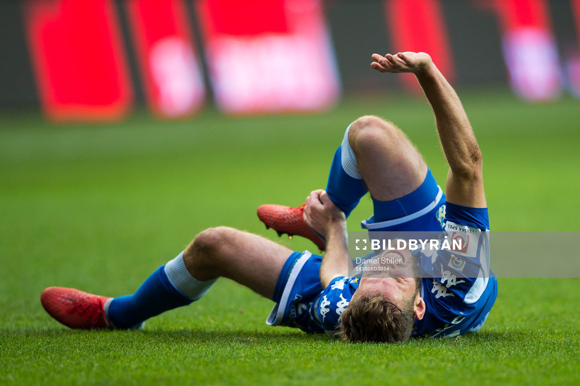 IFK Göteborgs Emil Salomonsson ligger skadad