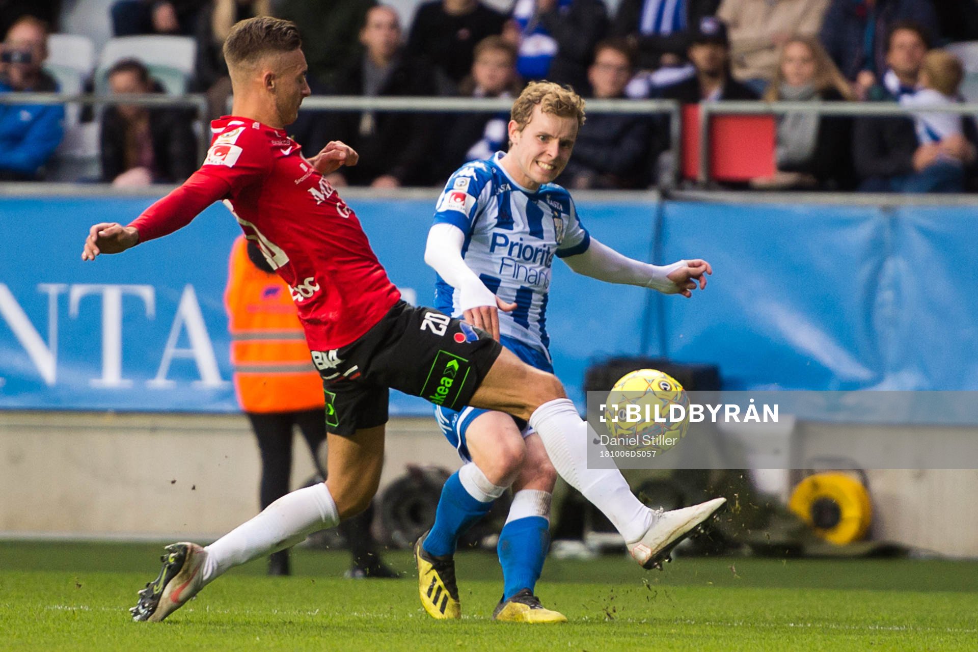 Trelleborgs Felix Hörberg och IFK Göteborgs Victor