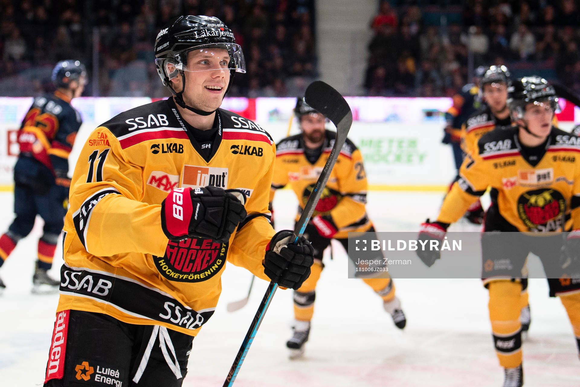Luleås Petter Emanuelsson jublar