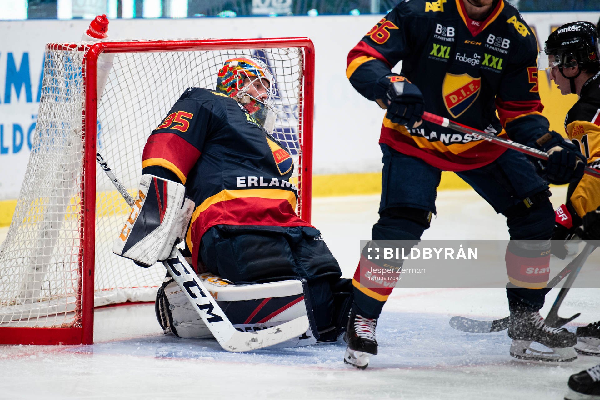 Djurgårdens målvakt Robin Jensen är nära på att tappa