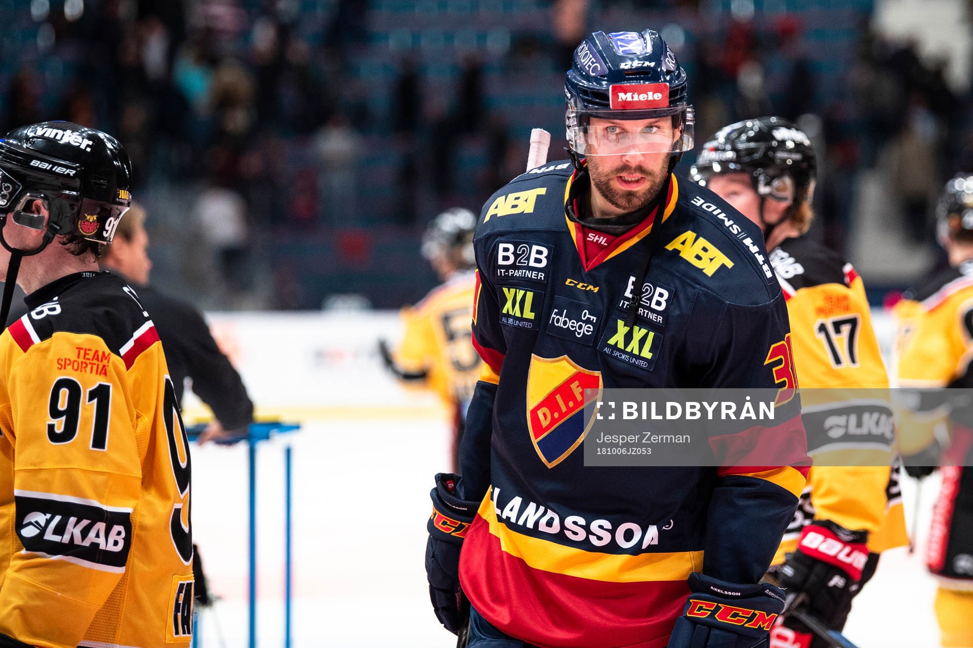 Djurgårdens Dick Axelsson deppar