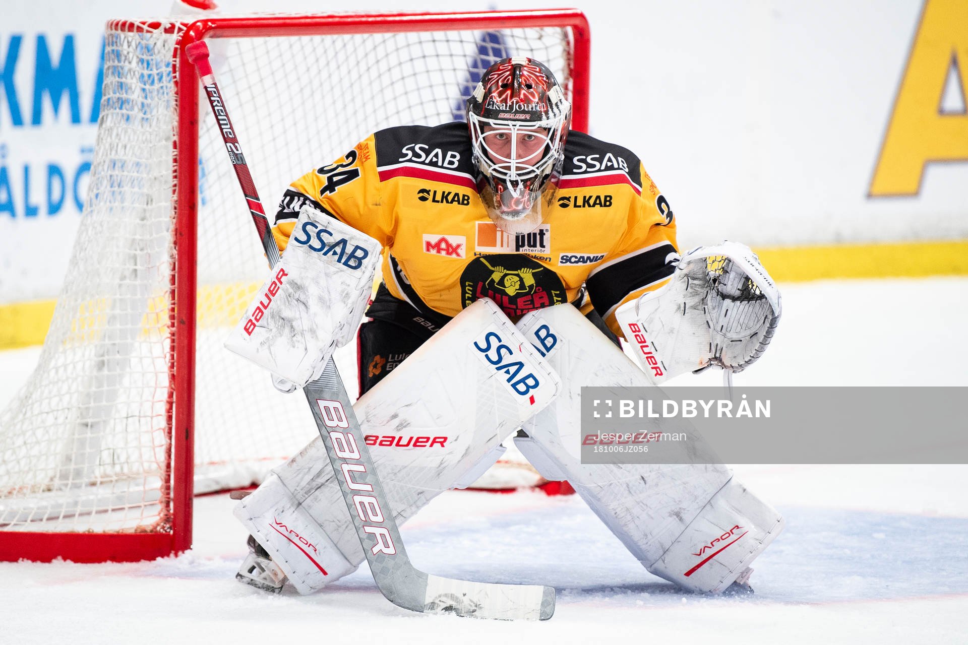 Luleås målvakt Joel Lassinantti