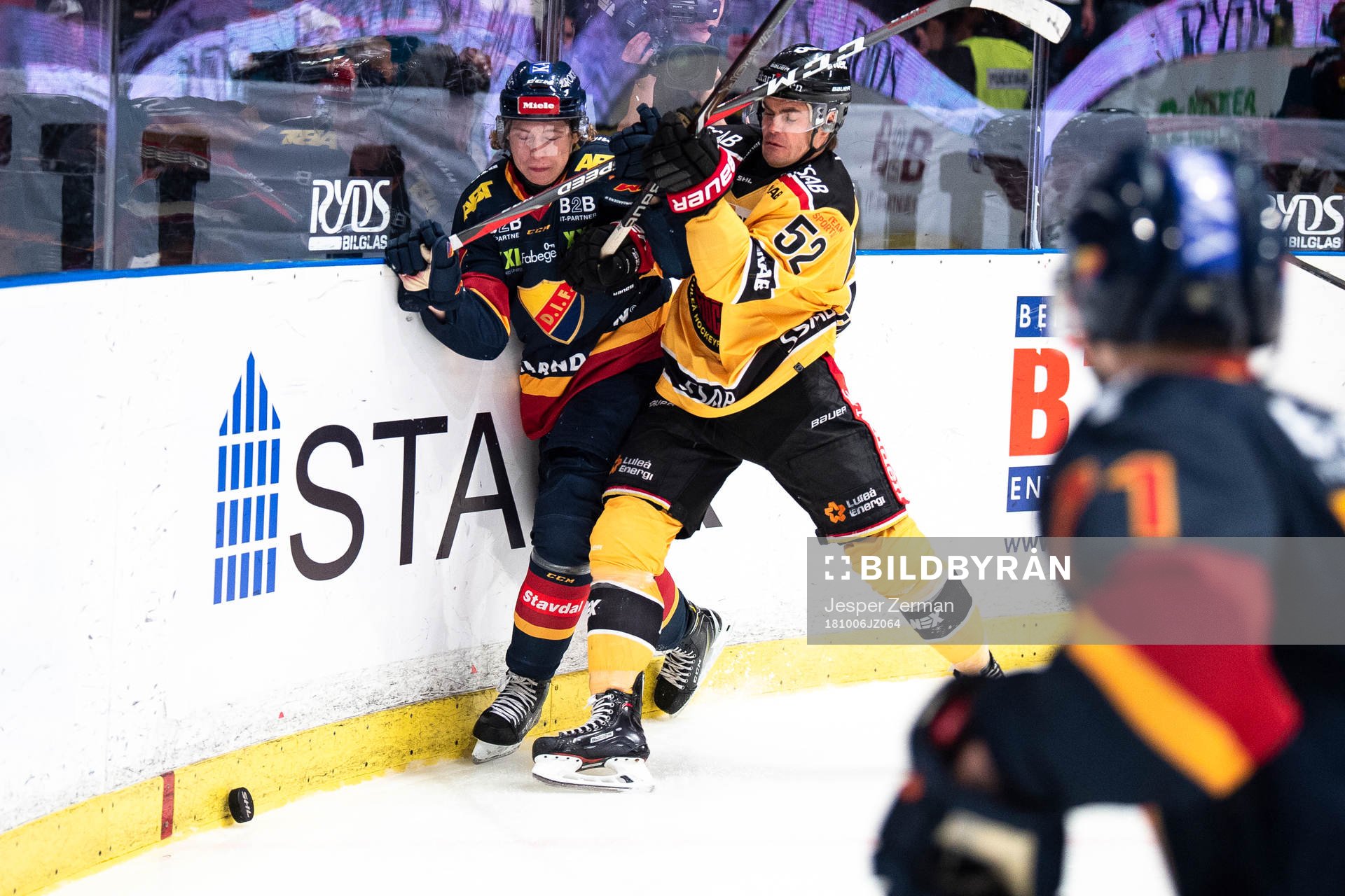 Luleås Karl Fabricius och Djurgårdens Marcus Davidsson