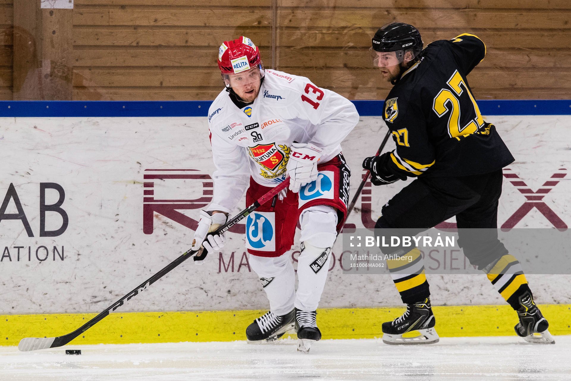 Almtunas Tobias Liljendahl och Panterns Alexander Pettersson