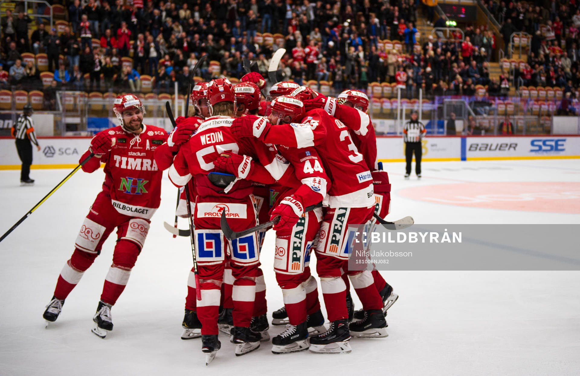 Timrås Anton Wedin avgör i sudden death och jublar med