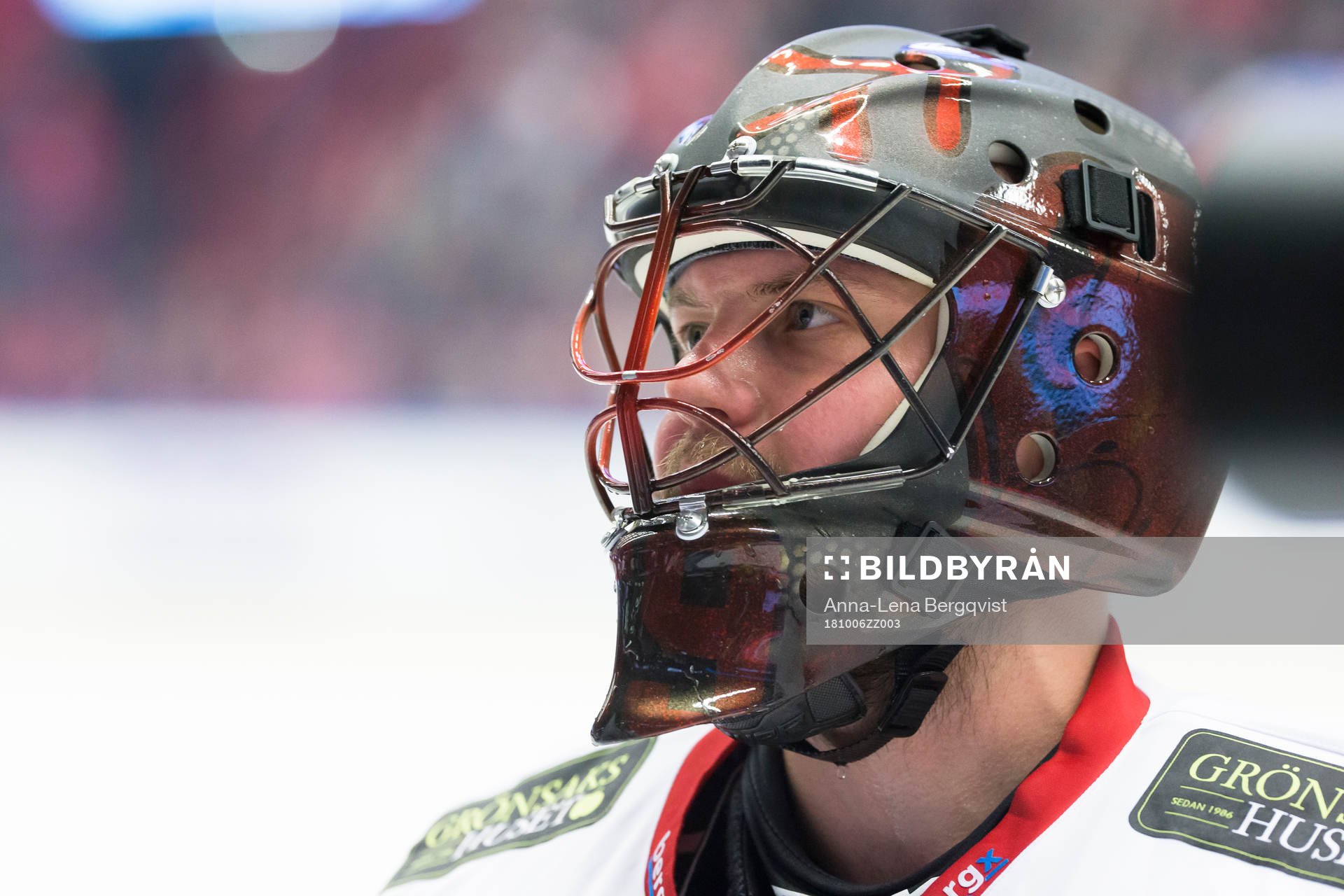 Malmö Redhawks målvakt Oscar Alsenfelt
