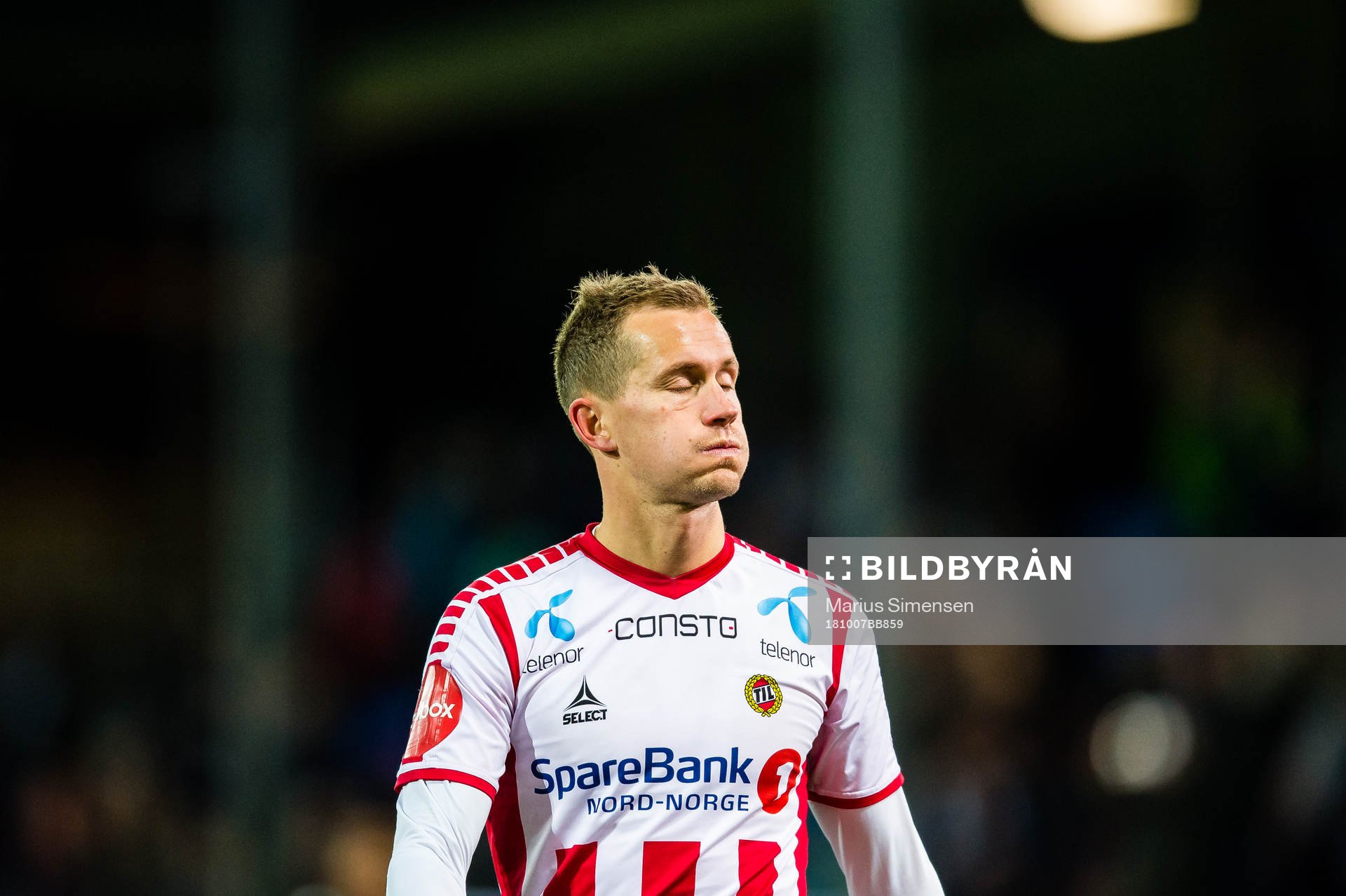 Morten Gamst Pedersen of Tromsø looks dejected