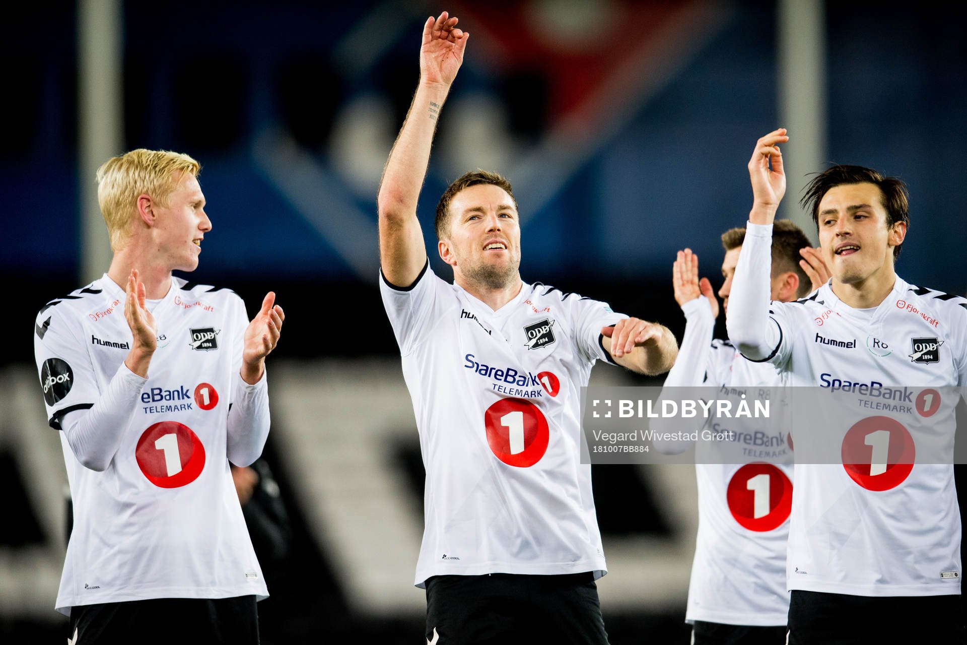 Espen Ruud of Odd celebrates