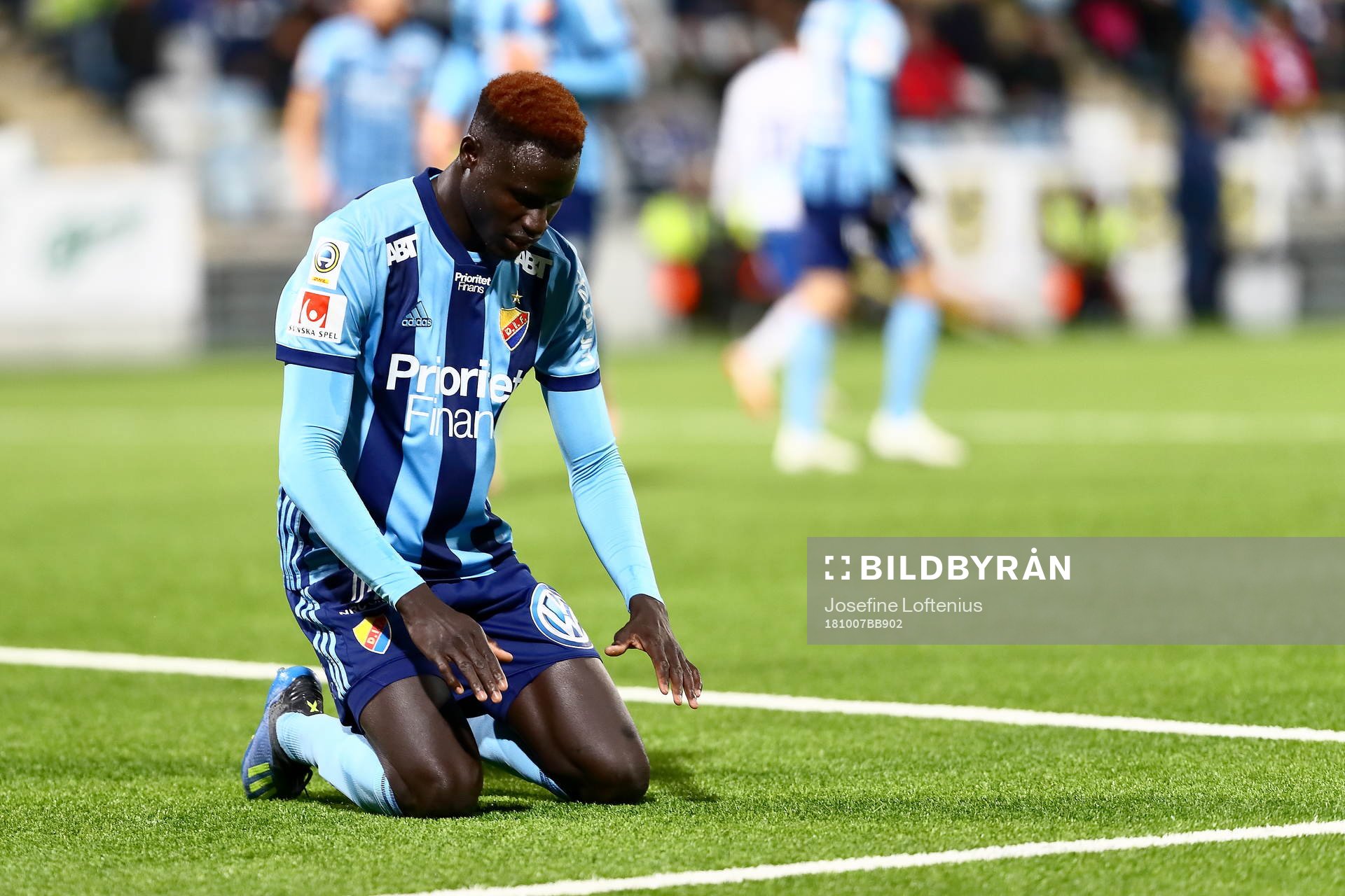 Djurgårdens Aliou Badji jublar