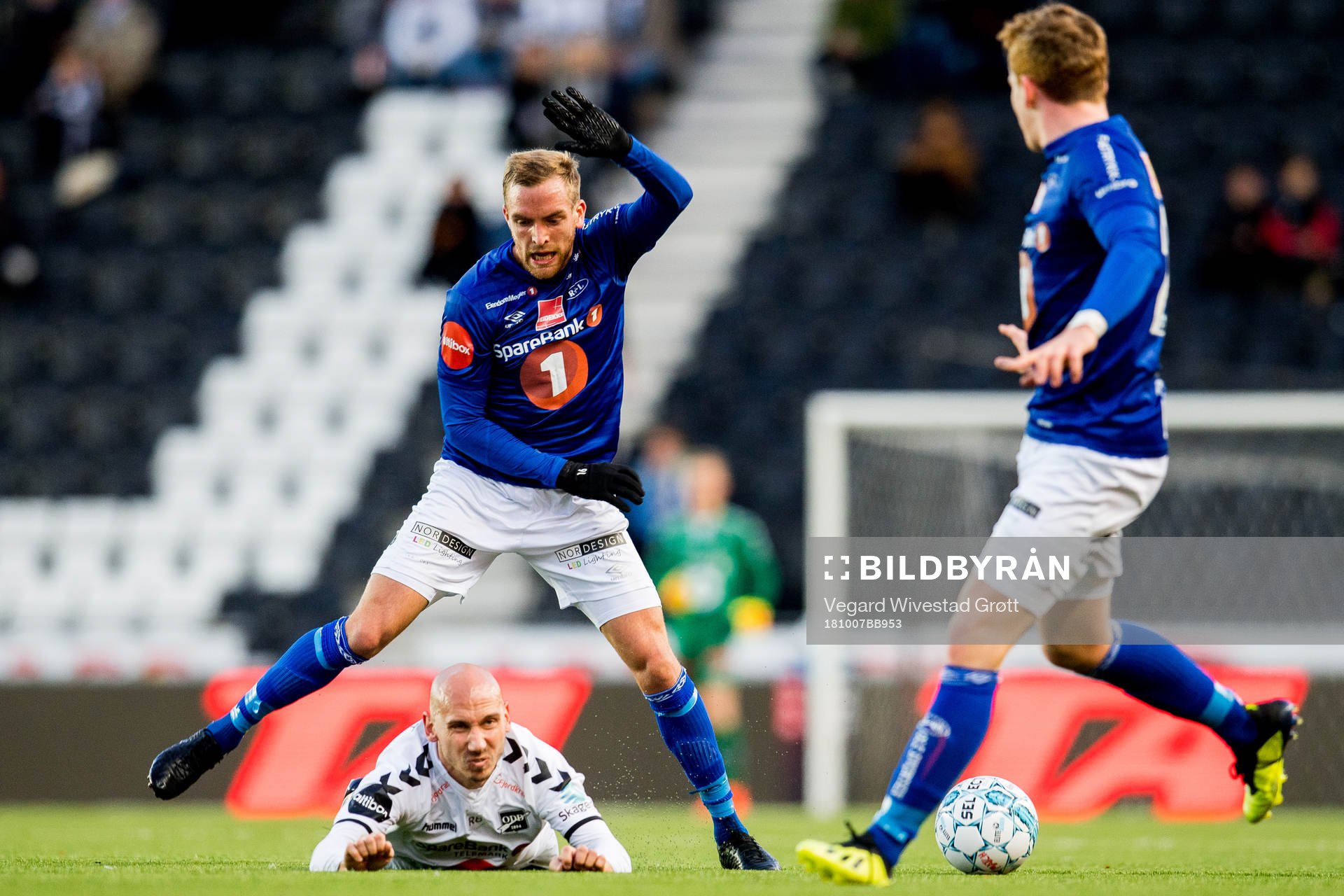 Kristoffer Løkberg of Ranheim and Jone Samuelsen of Odd