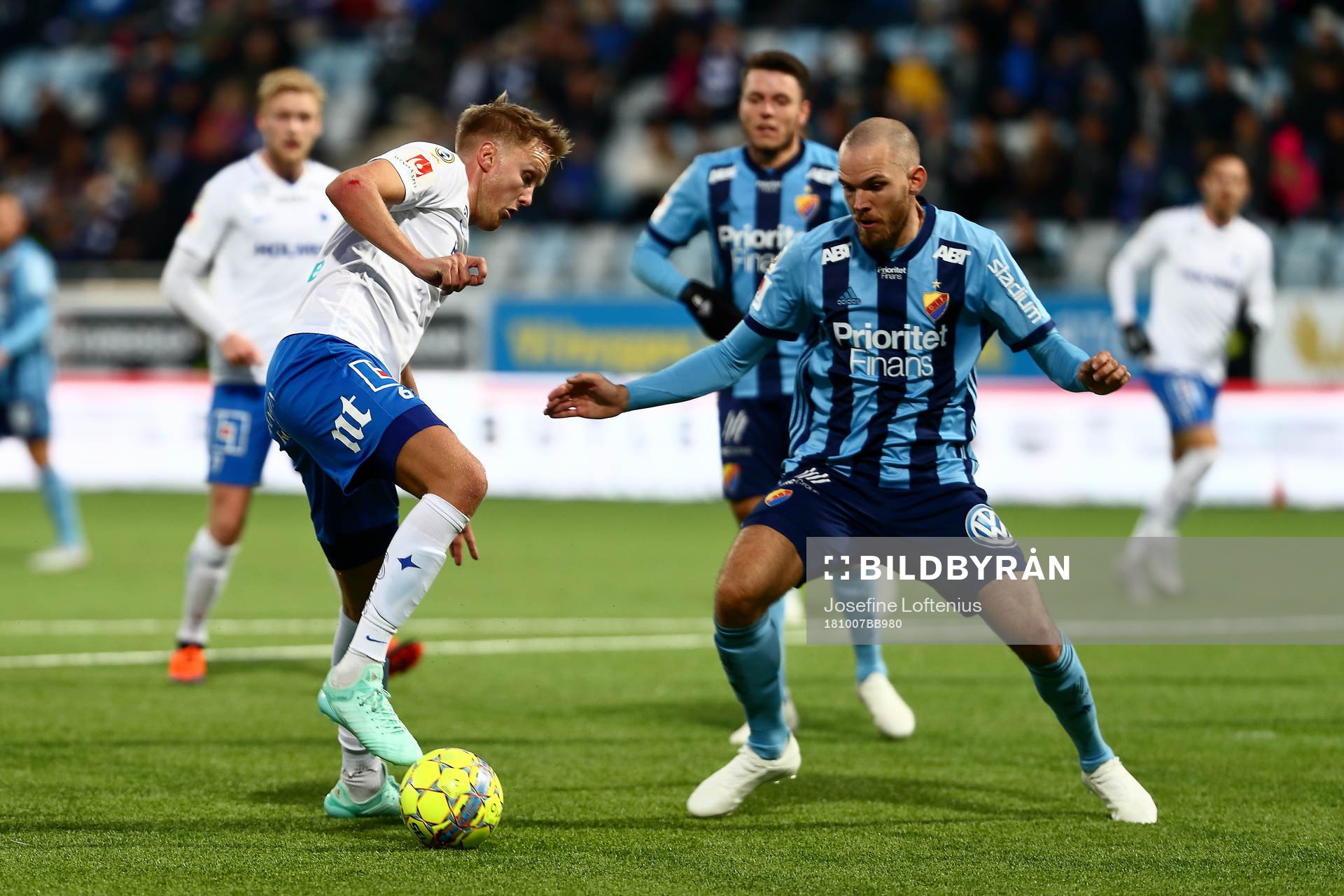 Norrköpings Kasper Larsen och Djurgårdens Marcus Danielson