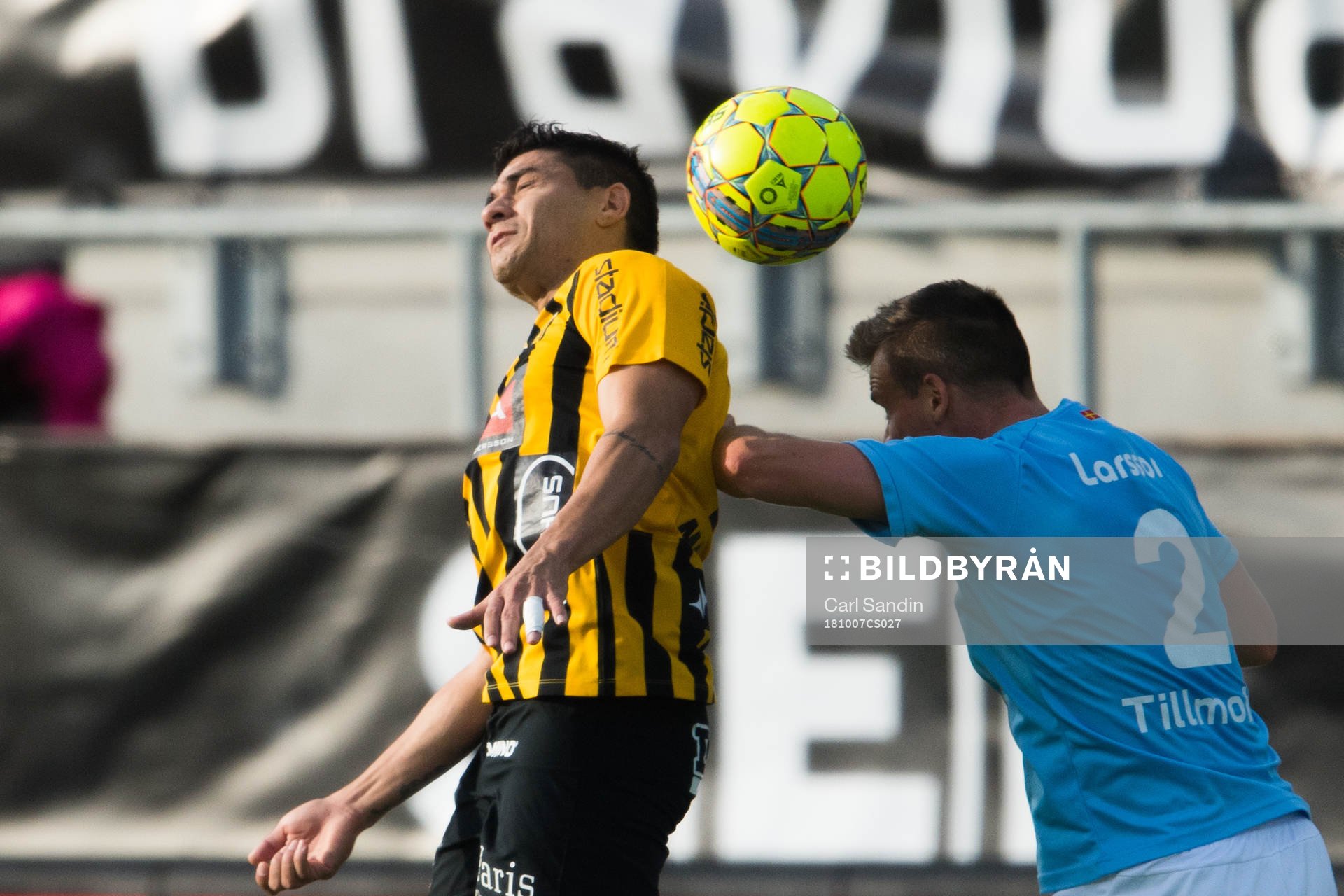 Häckens Paulinho och Malmö FFs Eric Larsson