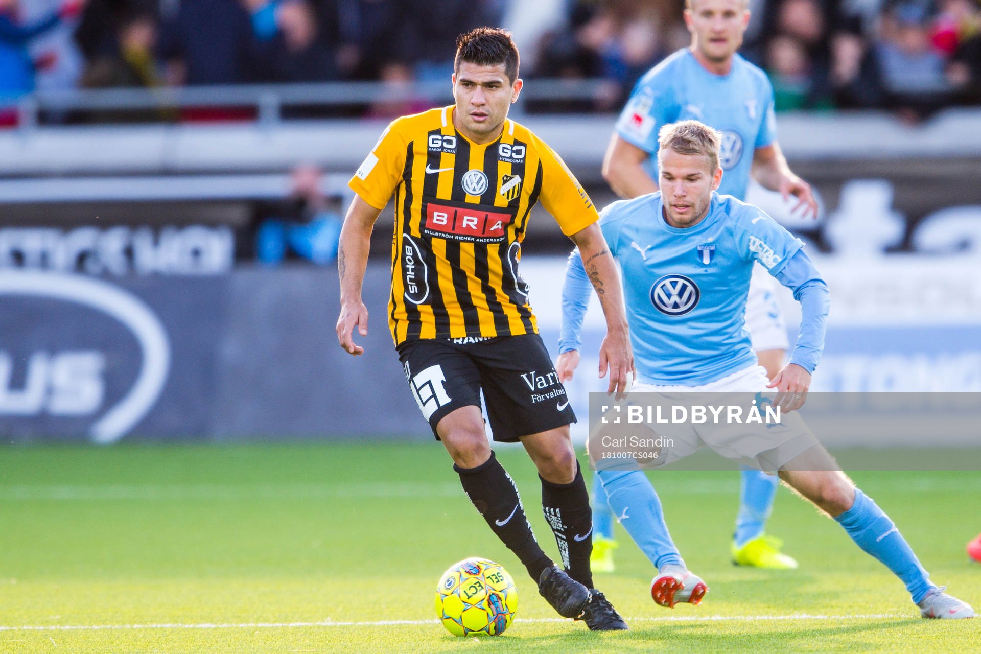 Häckens Paulinho och Malmö FFs Oscar Lewicki