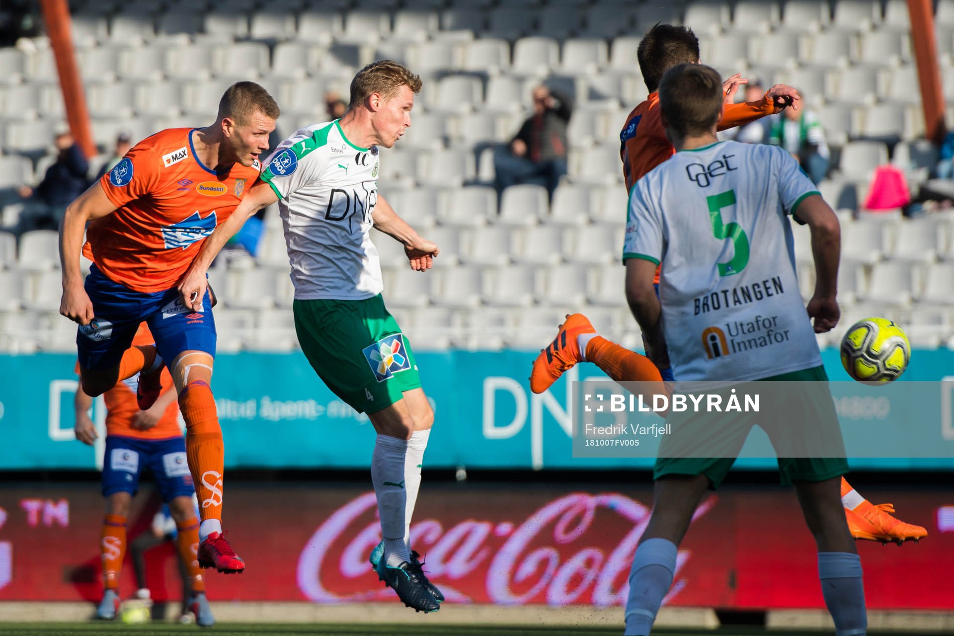 Hólmbert Fridjónsson of Aalesund scores the 1-1 goal
