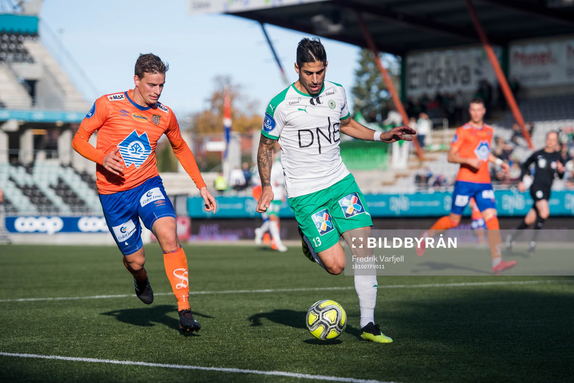 Jonas Grønner of Aalesund  and Rubén Alegre Guerra of