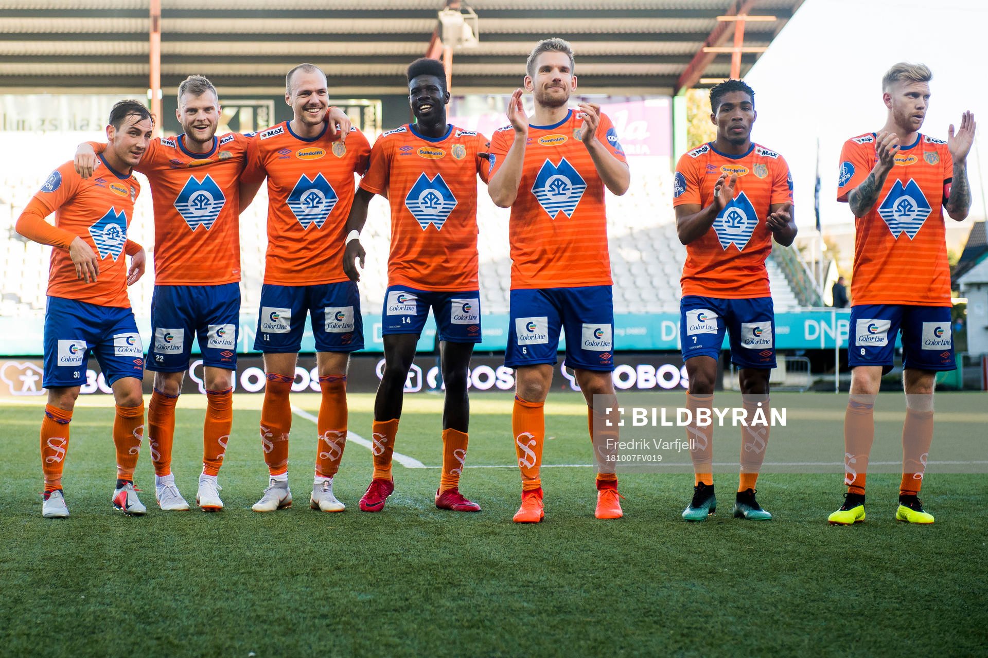 The players of Aalesund celebrate