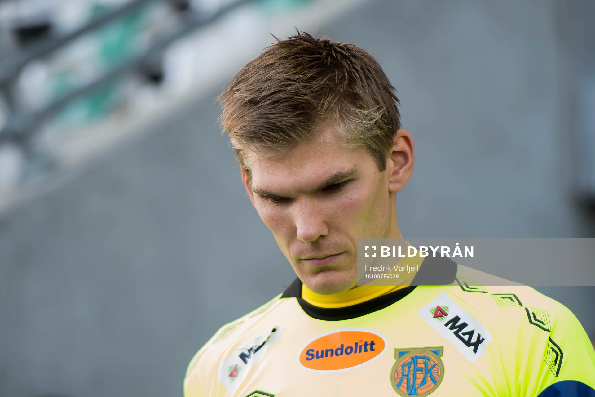 Goalkeeper Andreas Lie of Aalesund