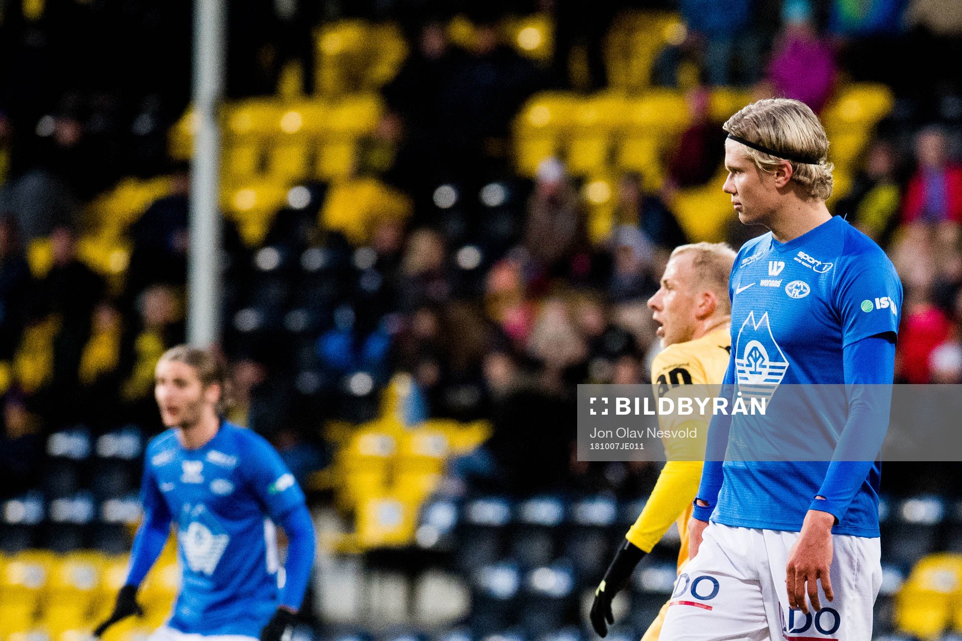Erling Braut Håland of Molde looks dejected
