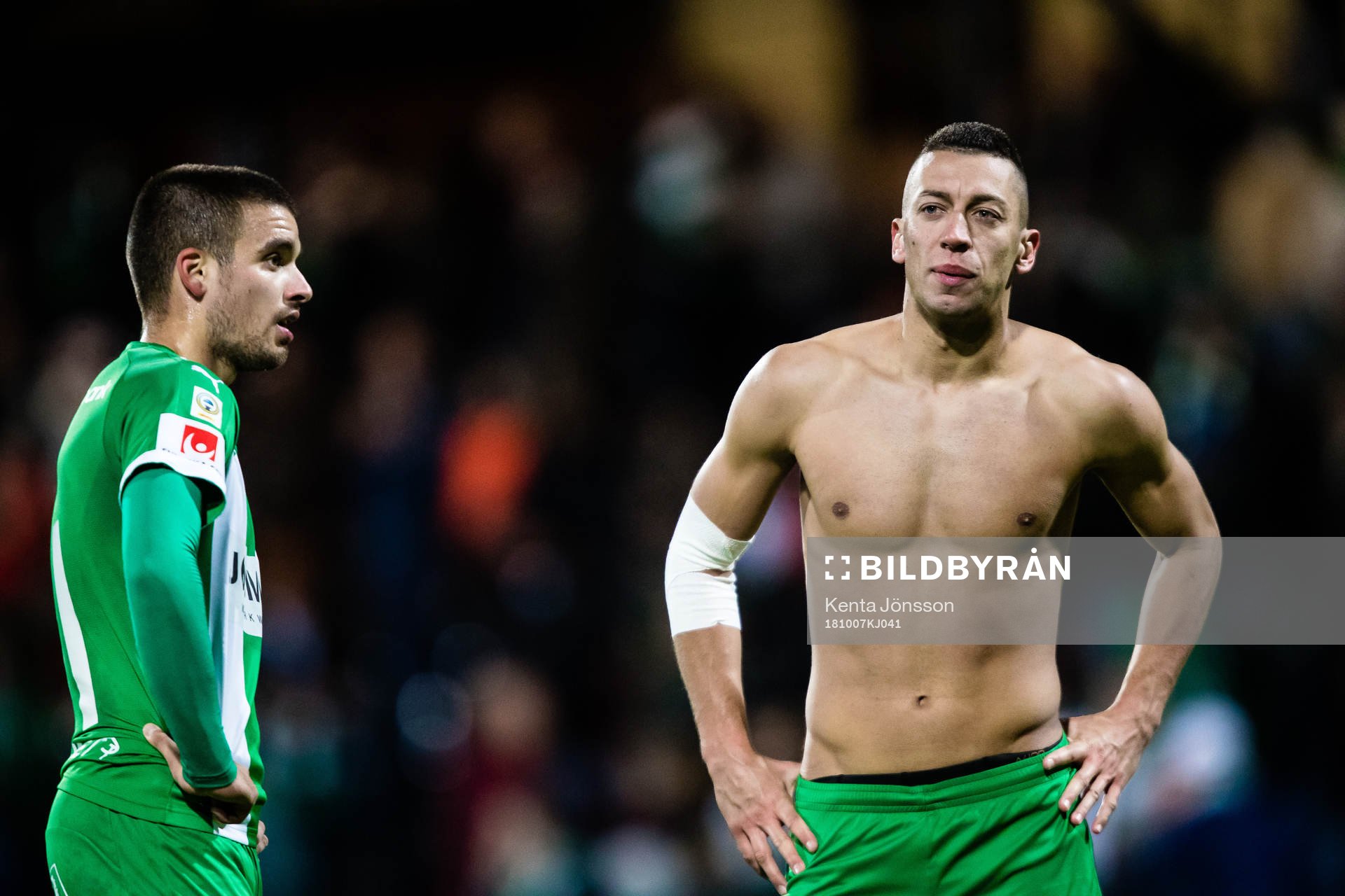Hammarbys Nikola Djurdjic (h) med Vladimir Rodic  (v)