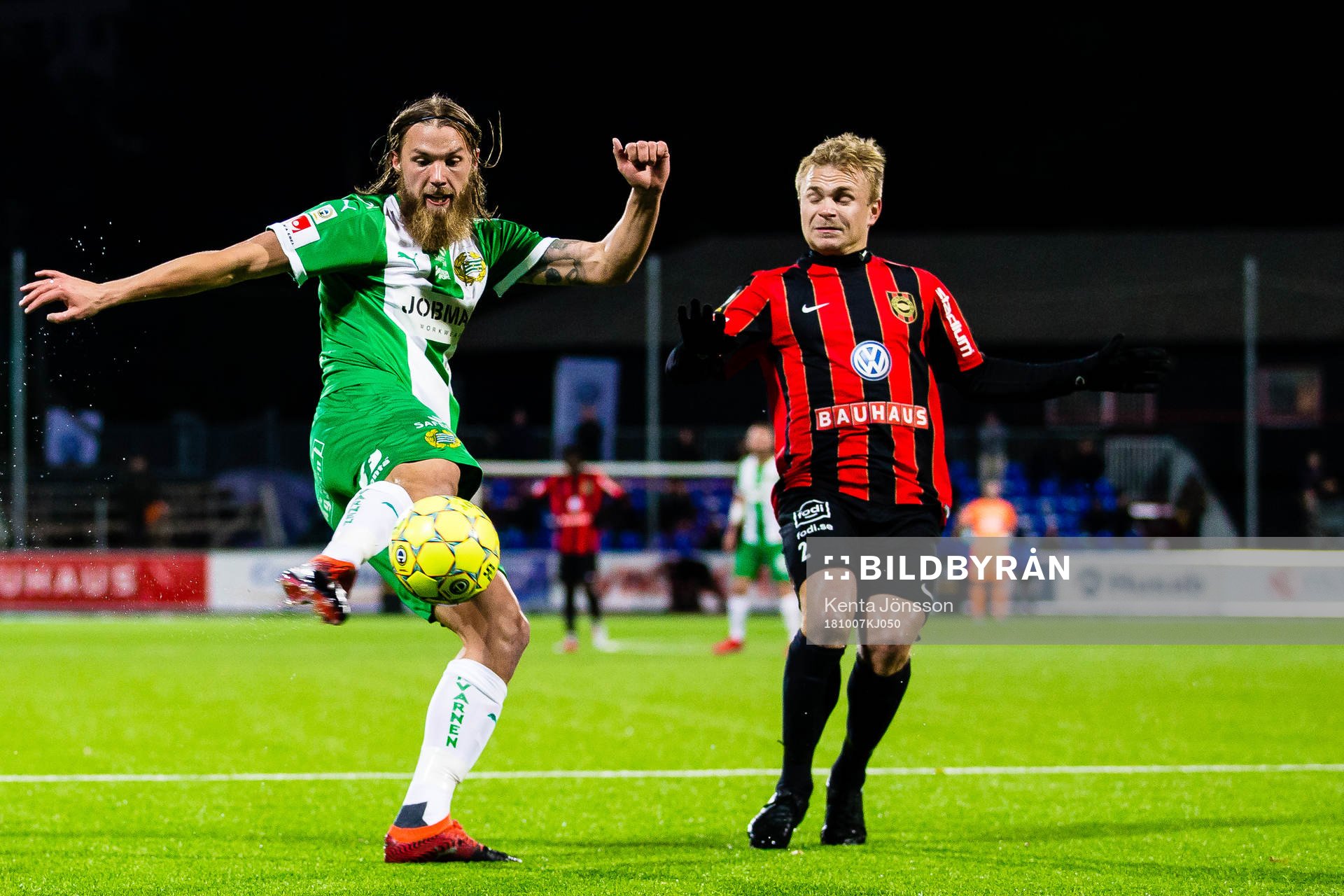 Hammarbys Björn Paulsen och Brommapojkarnas Christopher