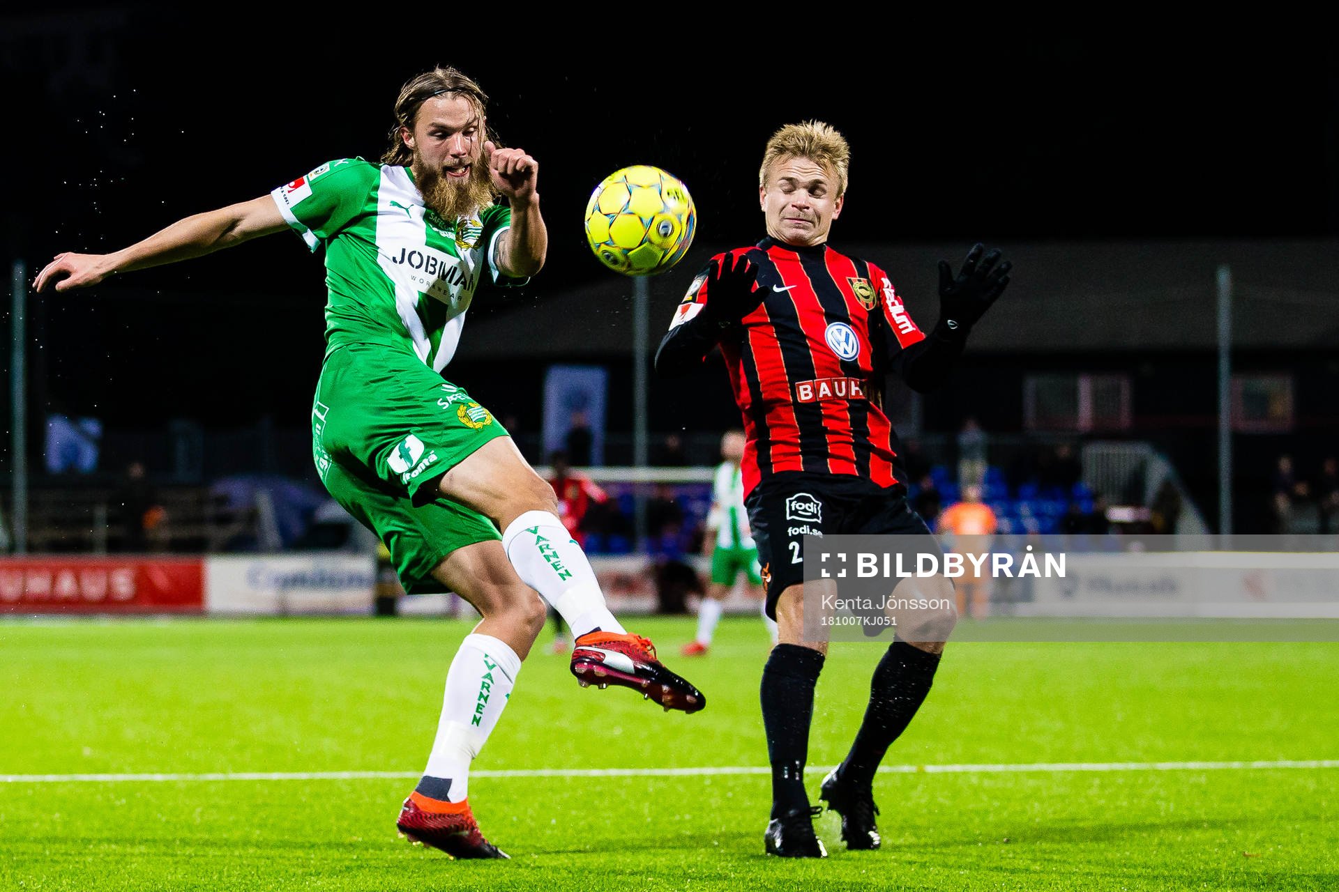 Hammarbys Björn Paulsen och Brommapojkarnas Christopher