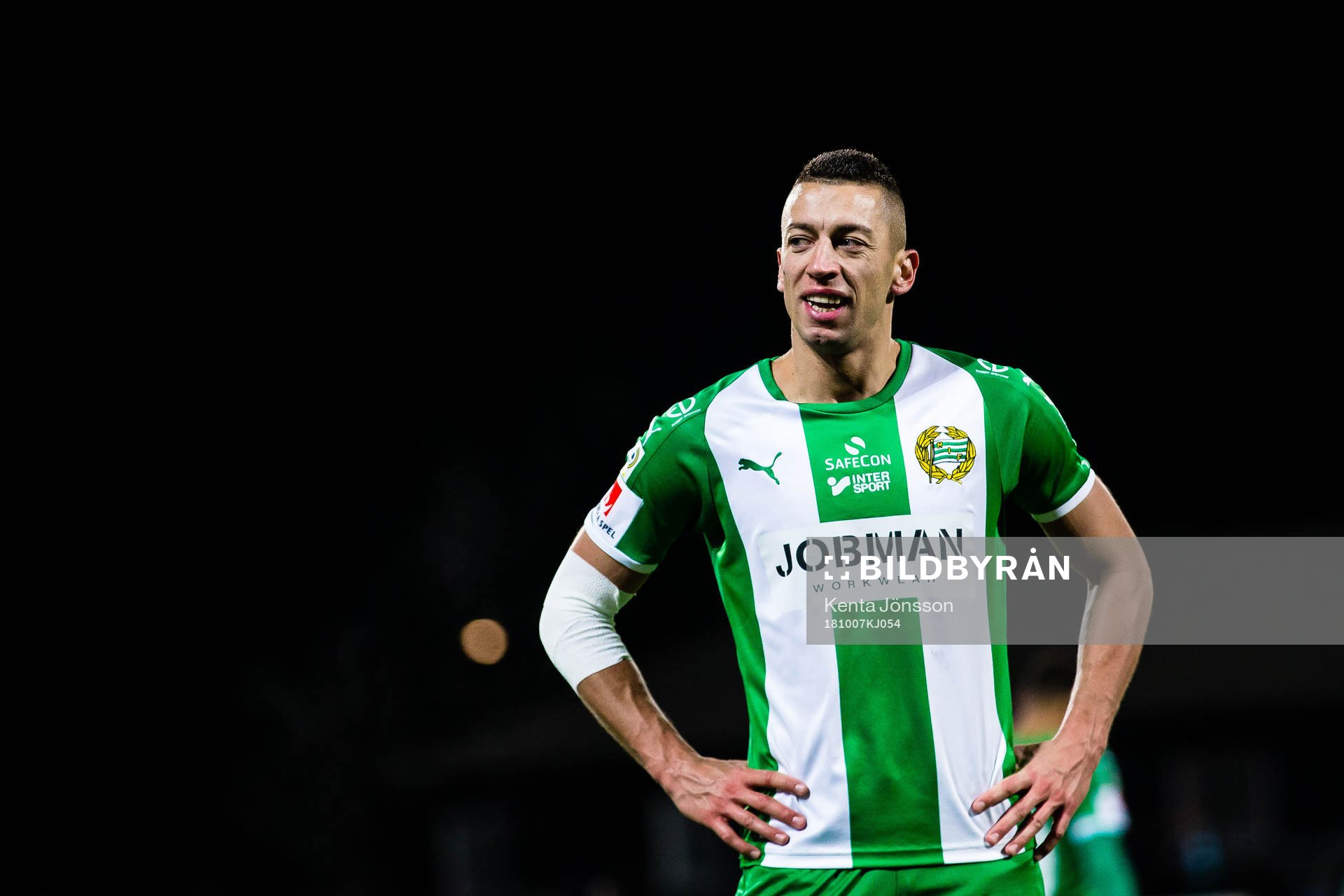 Hammarbys Nikola Djurdjic ler