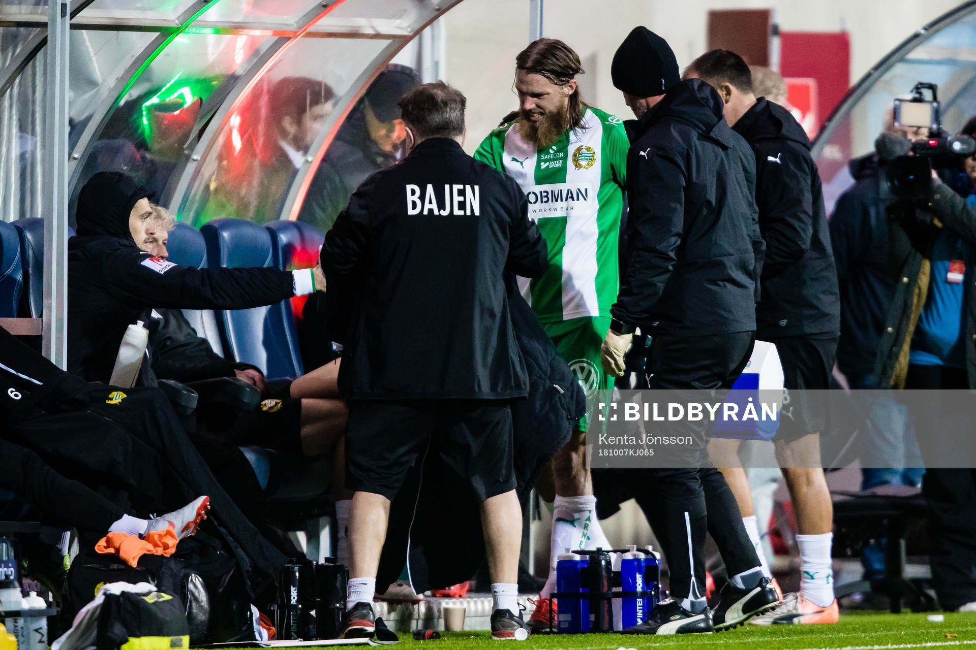 Hammarbys Björn Paulsen blir utbytt