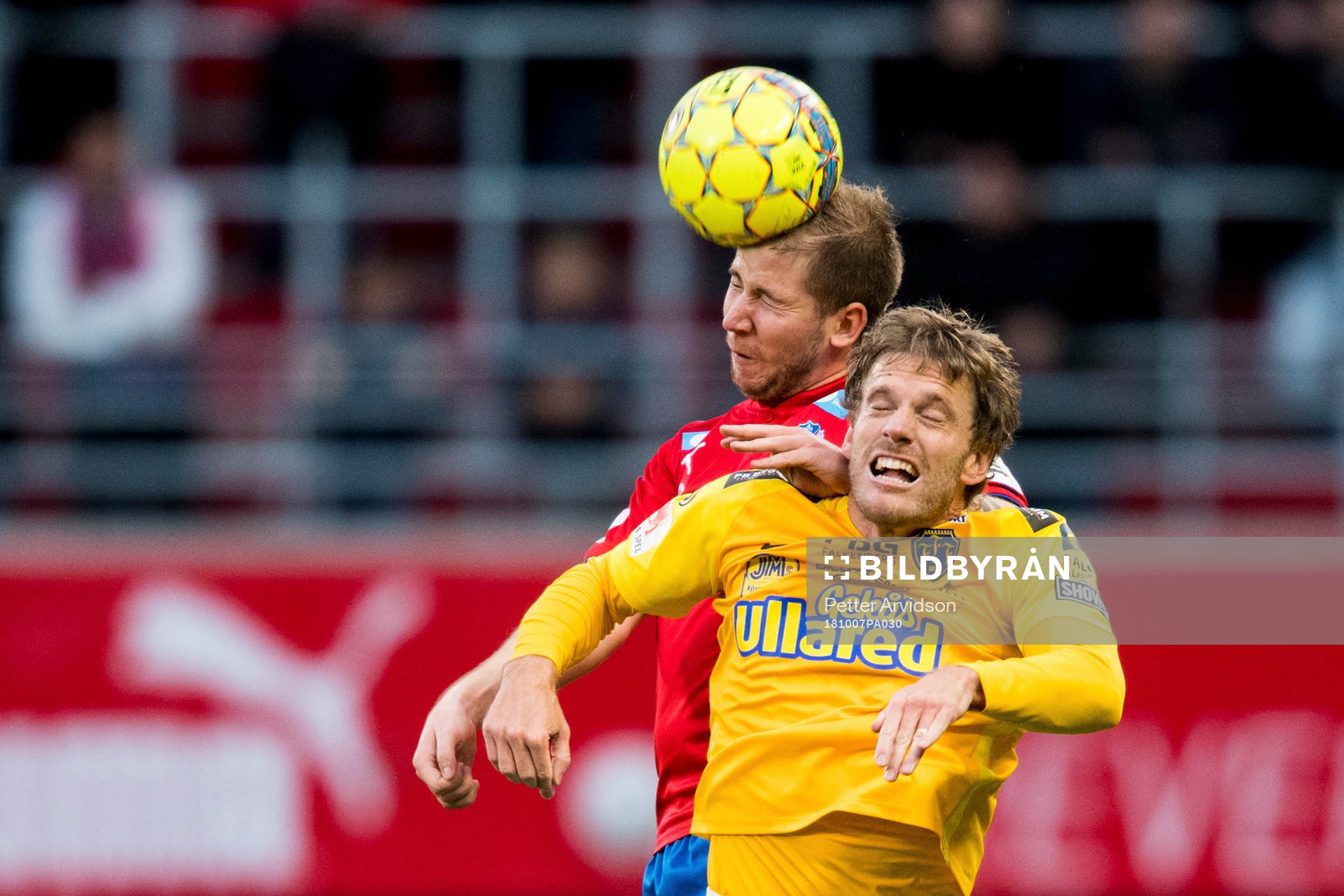 Helsingborgs Darijan Bojanic och Falkenbergs Karl