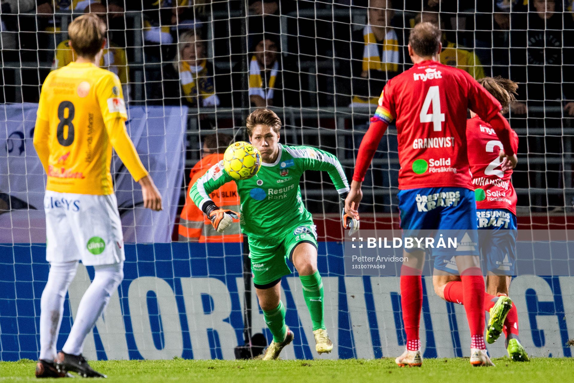 Helsingborgs målvakt Kalle Joelsson