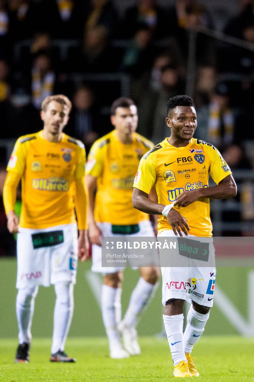 Falkenbergs Enock Kwakwa deppar