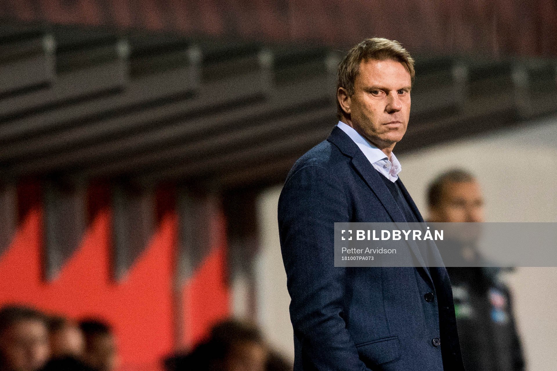 Falkenbergs tränare Hasse Eklund deppar