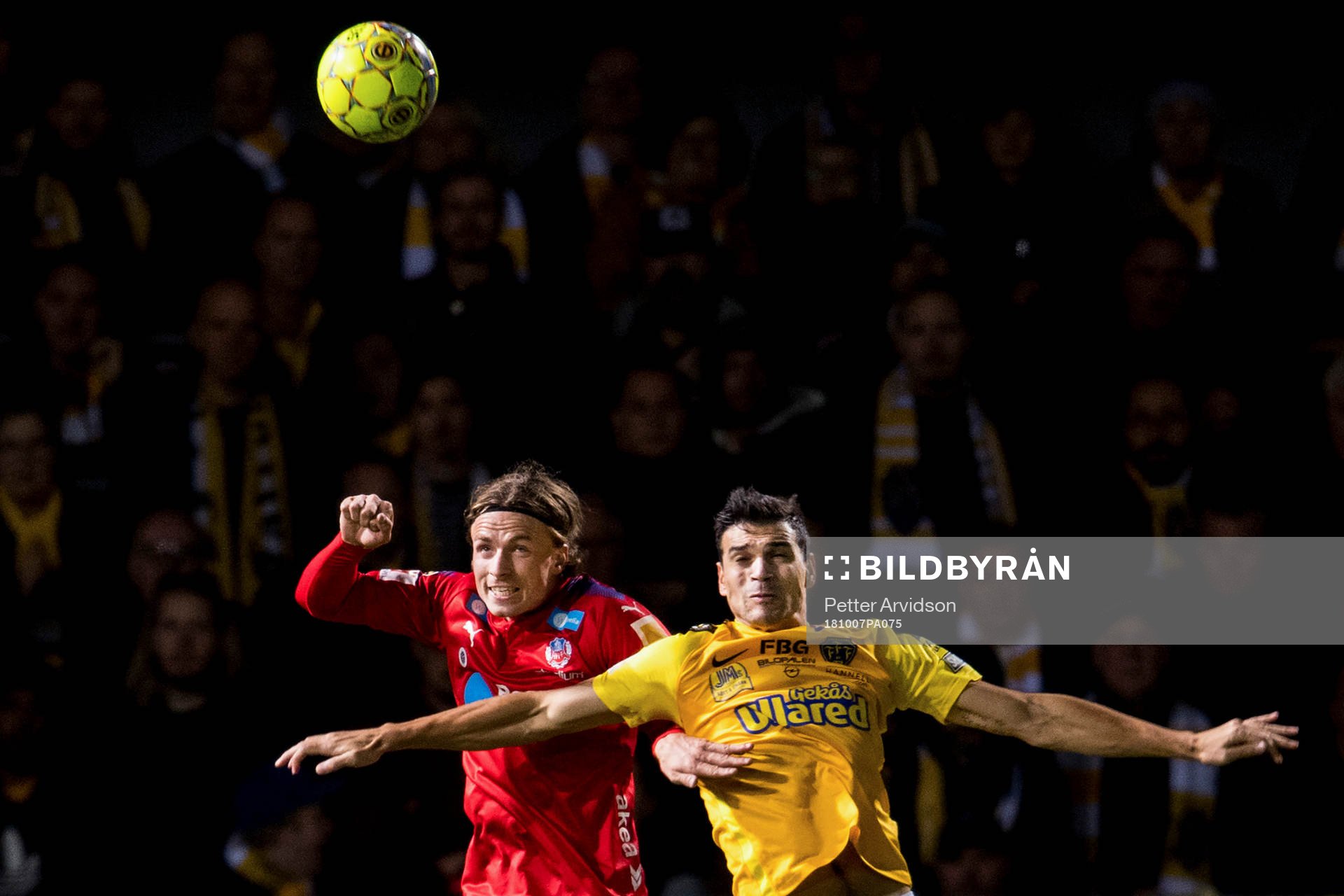 Helsingborgs Carl Johansson och Falkenbergs Zlatan