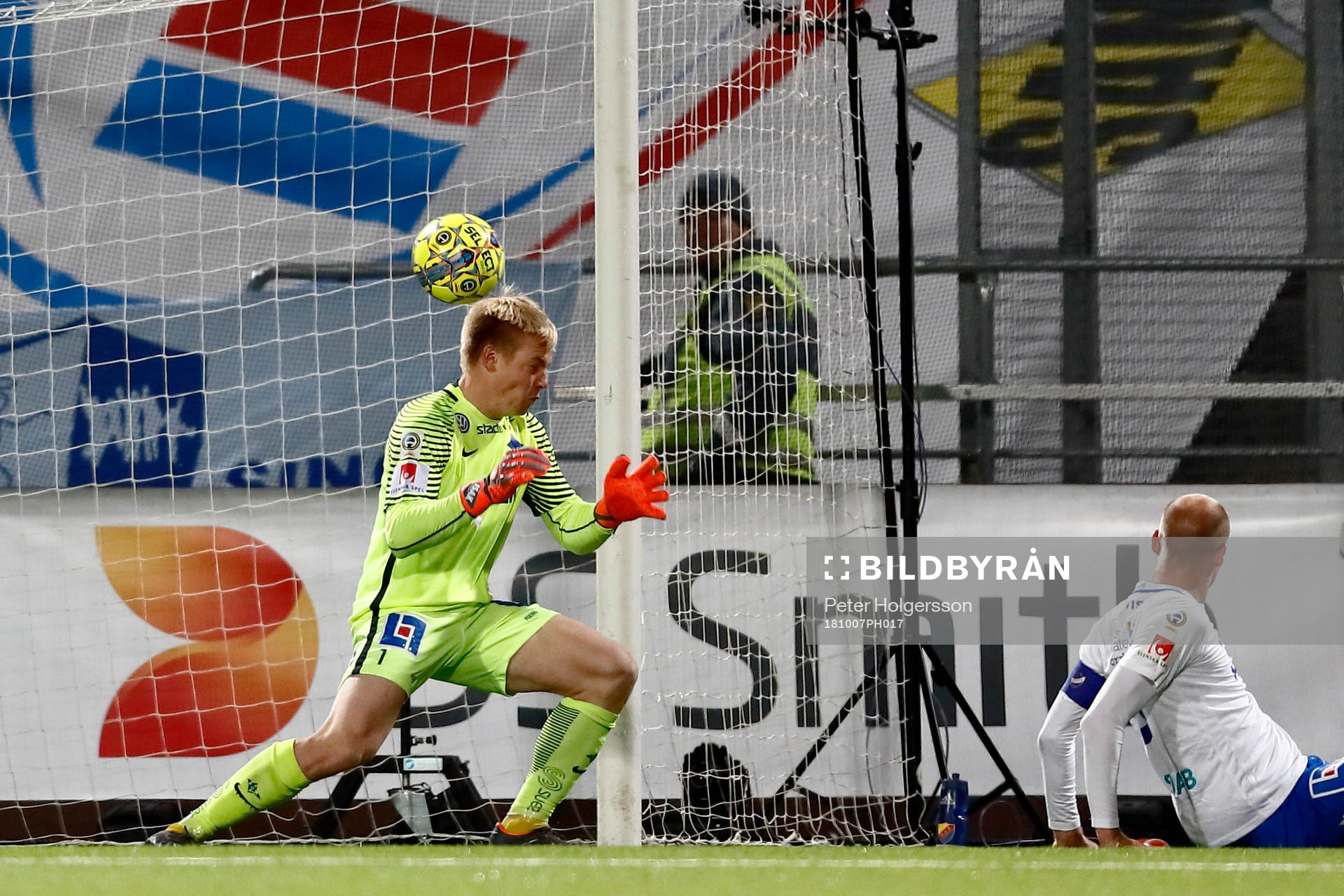 Mål 1-1 av Djurgårdens Aliou Badji  förbi Norrköpings