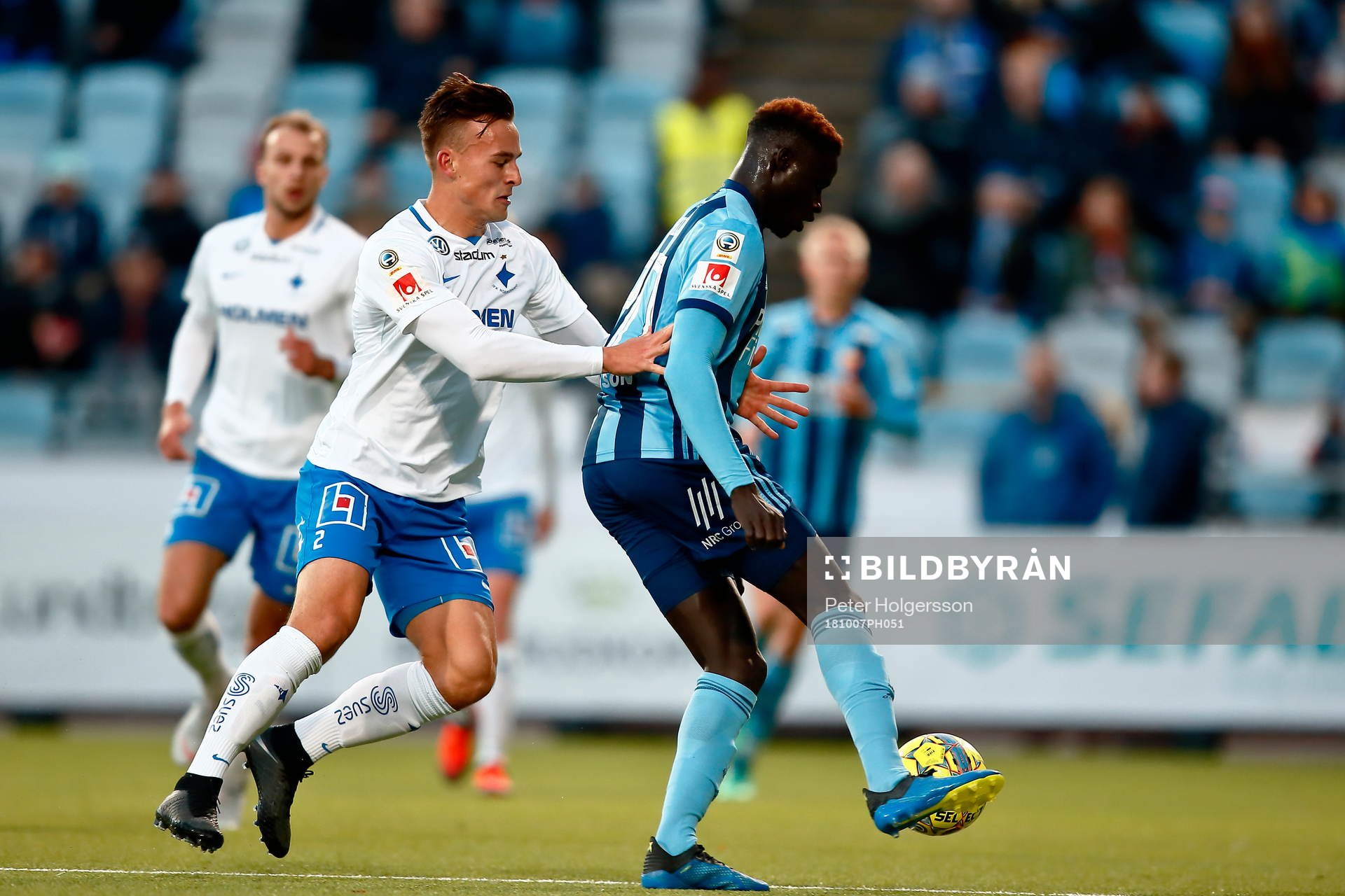 Norrköpings Henrik Castegren  och Djurgårdens Aliou Badji