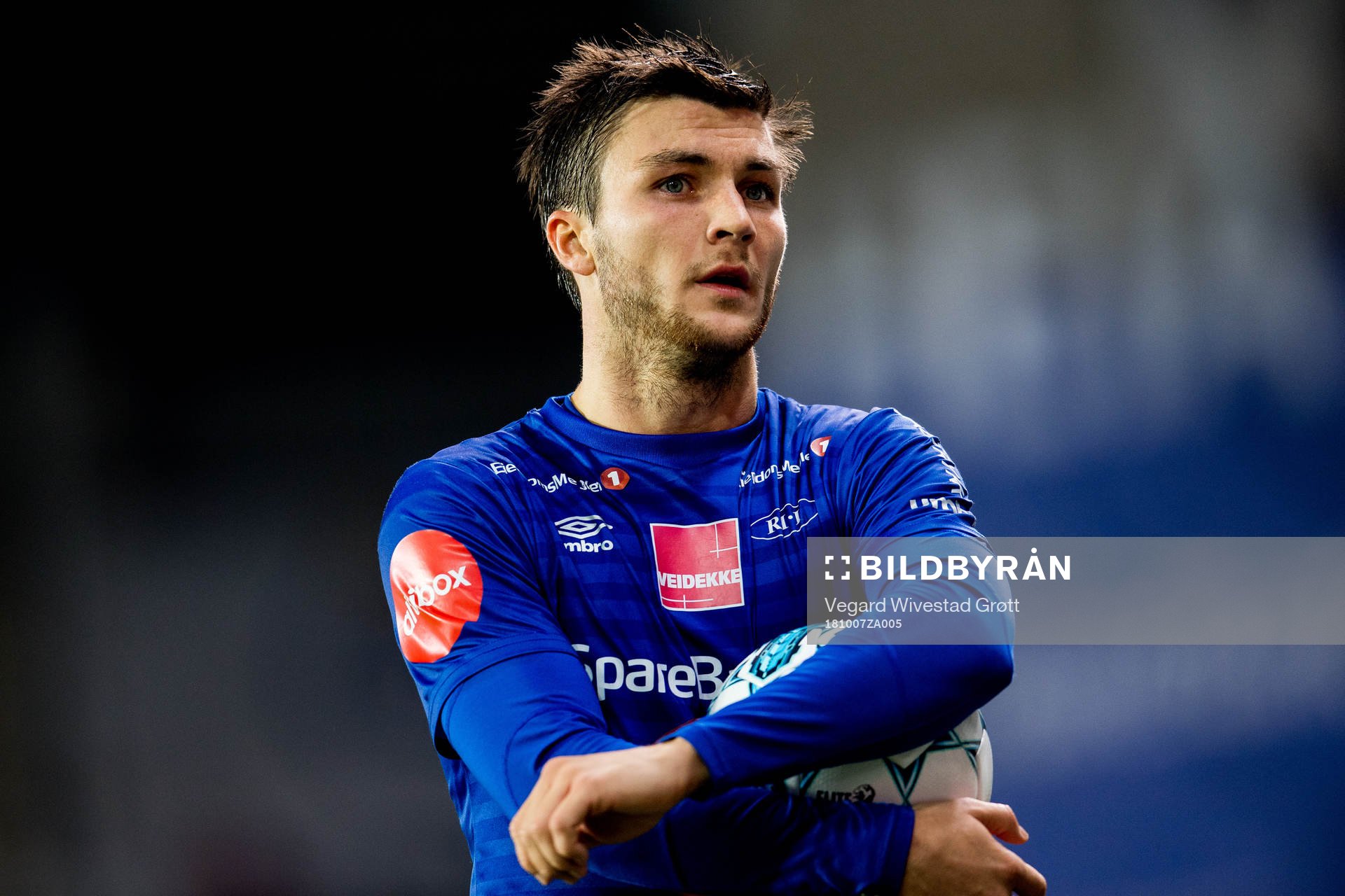 Aleksander Foosnæs of Ranheim during the Eliteserien match between Odd and Ranheim on October 7, 2018 in Skien.