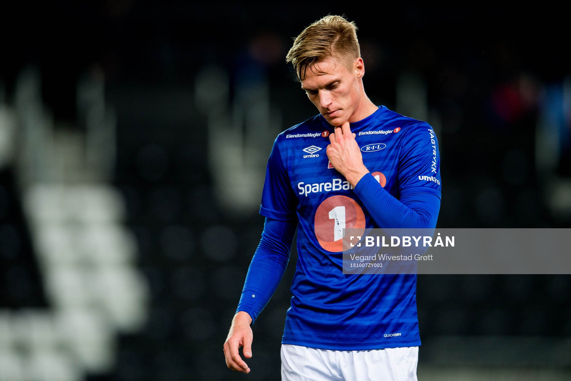 Ivar Furu of Ranheim looks dejected