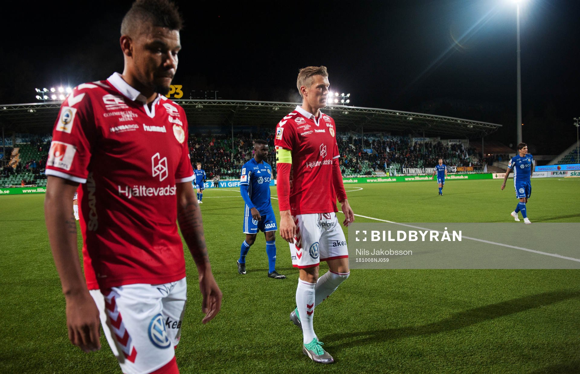 Kalmars Mikael Dyrestam och Viktor Elm deppar