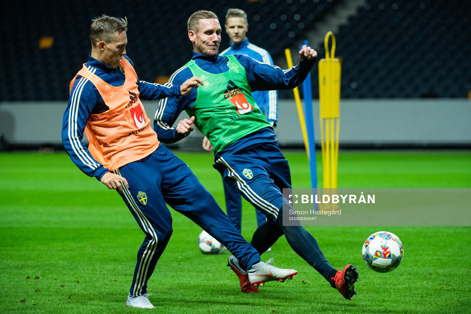 Sveriges Ludwig Augustinsson och Robin Olsen