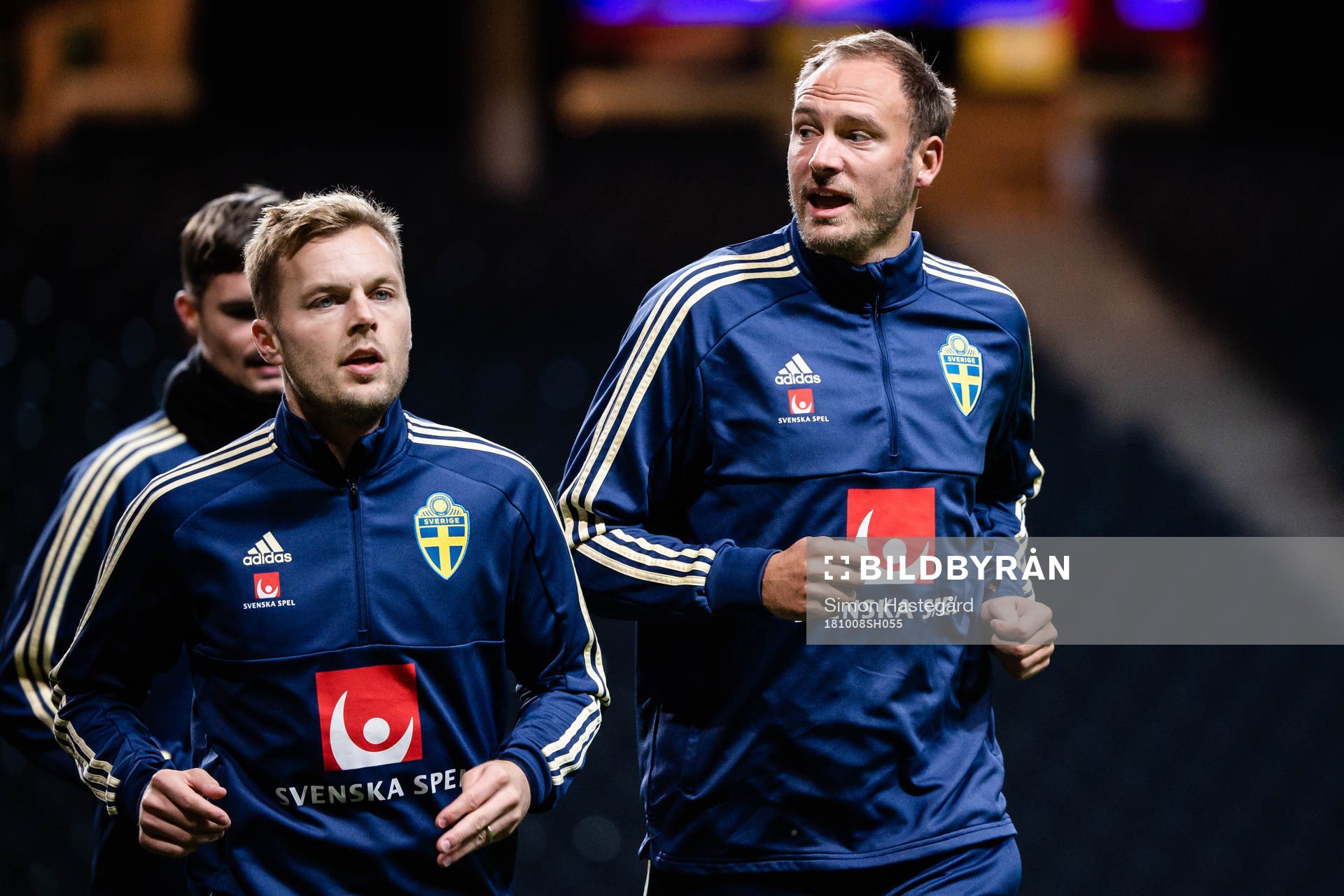 Sveriges Sebastian Larsson och Andreas Granqvist