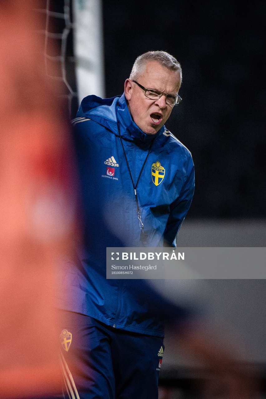 Sveriges förbundskapten Janne Andersson