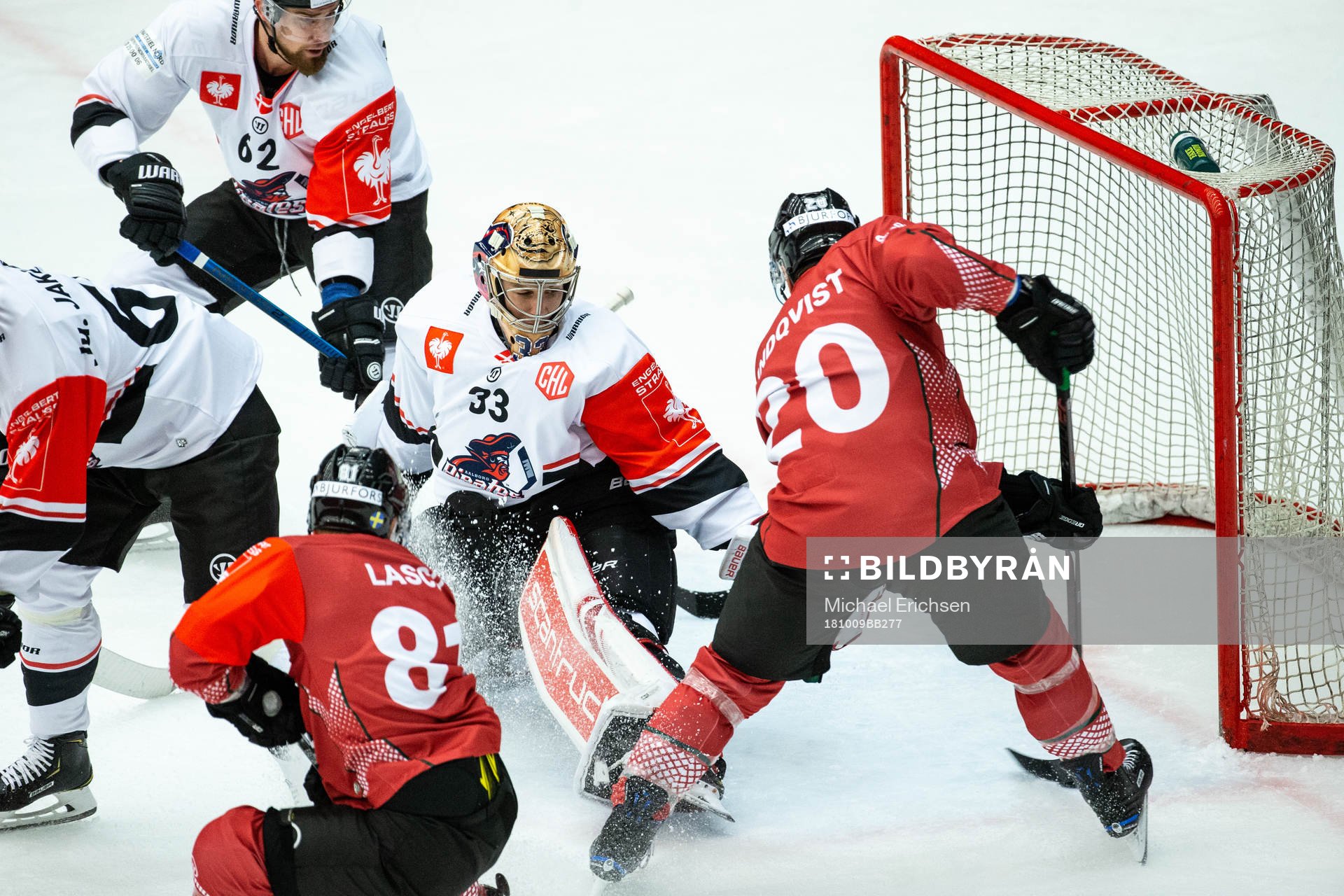 Joel Lundqvist and Ryan Lasch of Frölunda