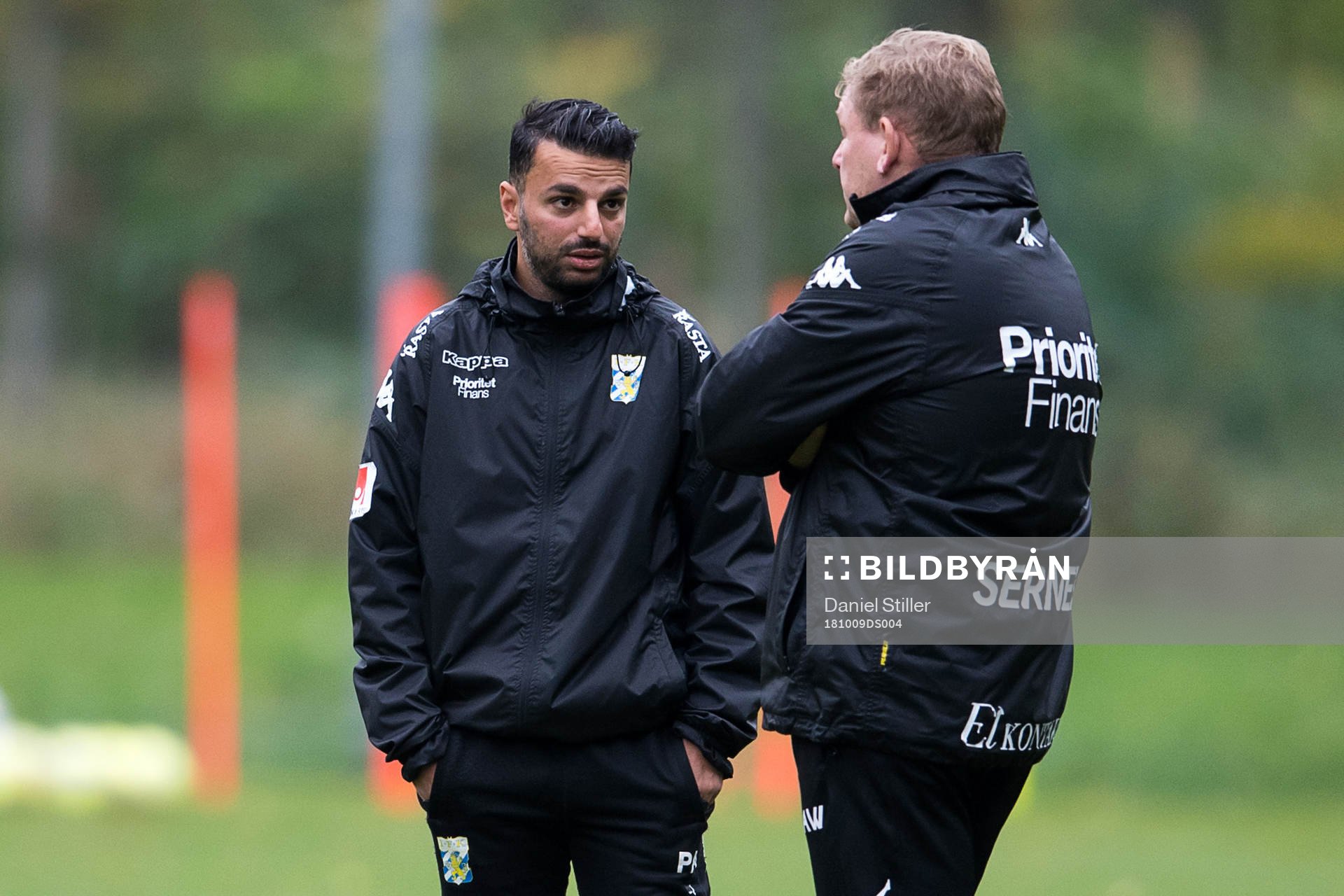 IFK Göteborgs tränare Poya Asbaghi och assisterande