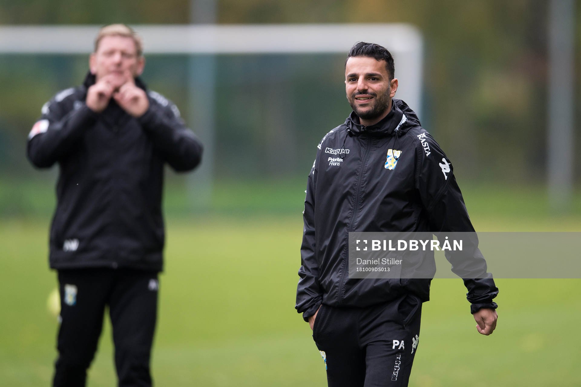 IFK Göteborgs tränare Poya Asbaghi och assisterande