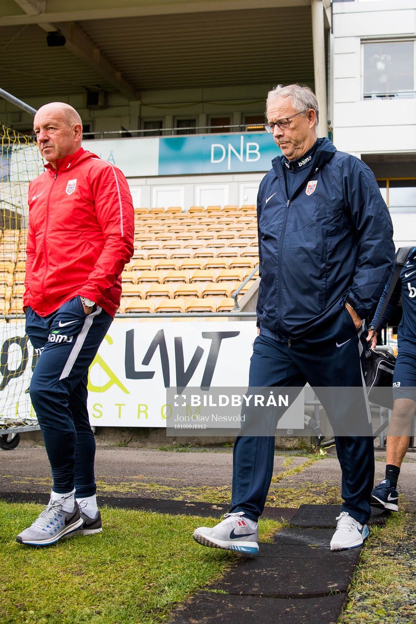 Nils Johan Semb, sports director of Norway, and Lars