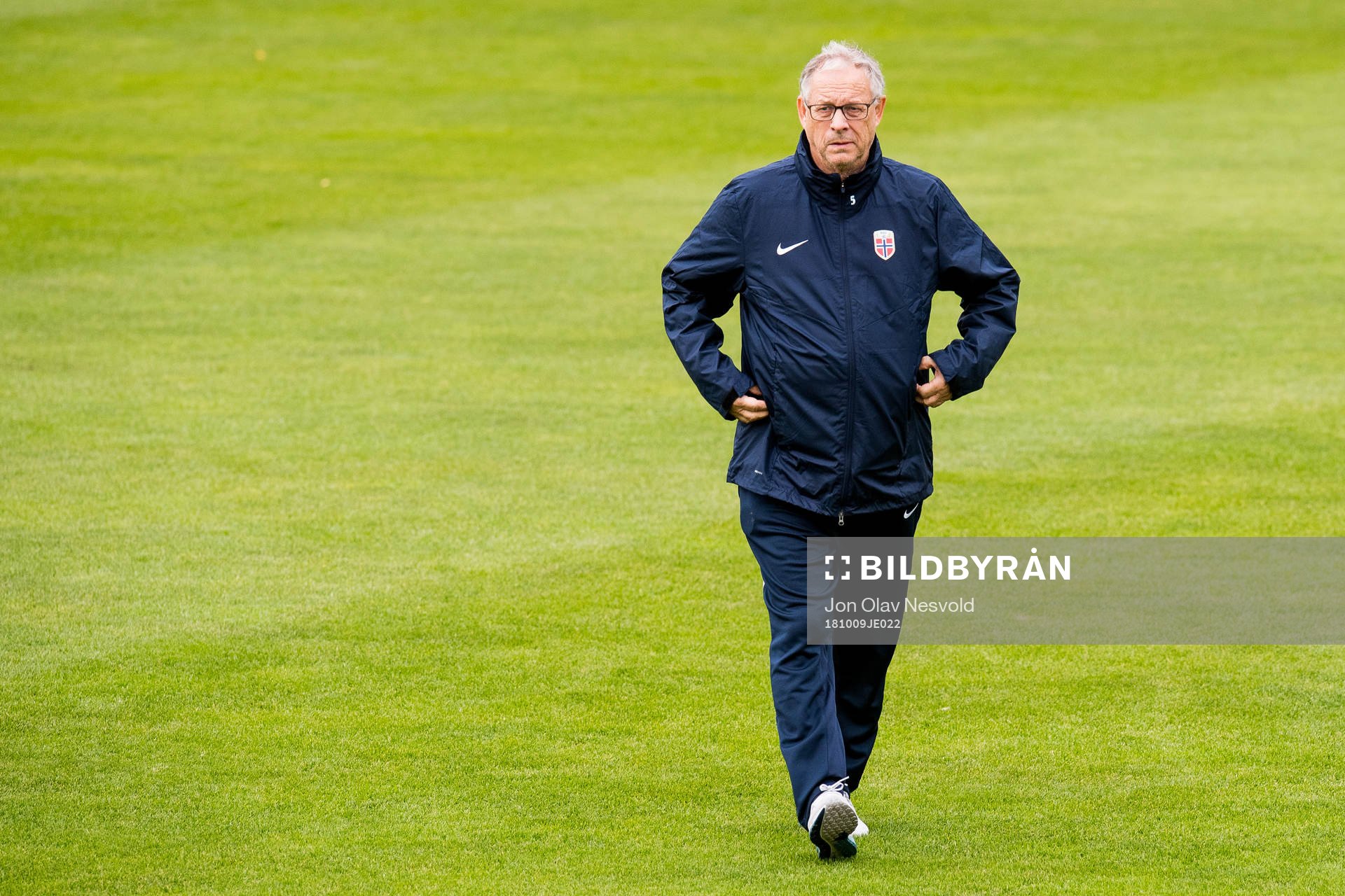 Lars Lagerbäck, head coach of Norway