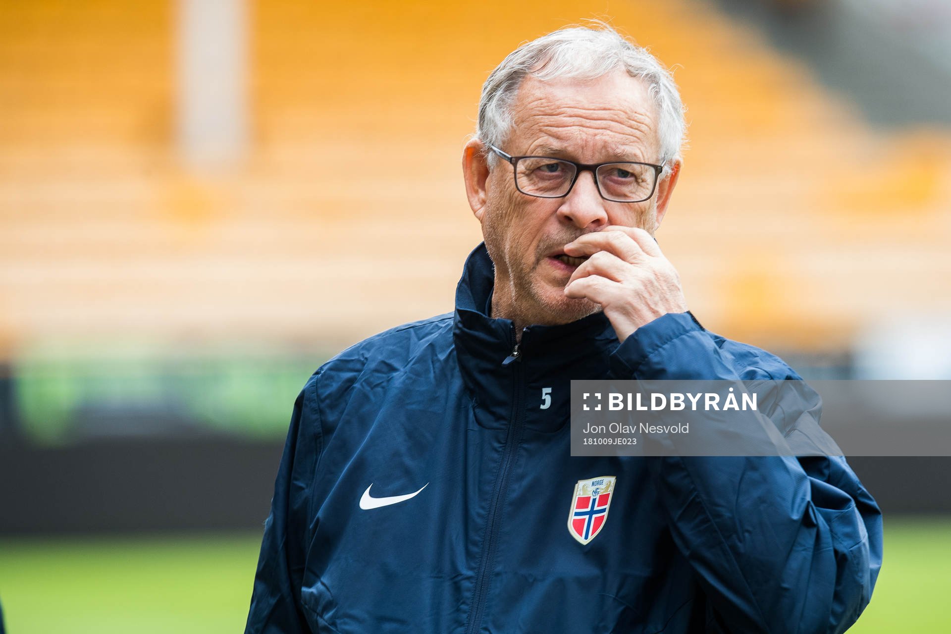 Lars Lagerbäck, head coach of Norway